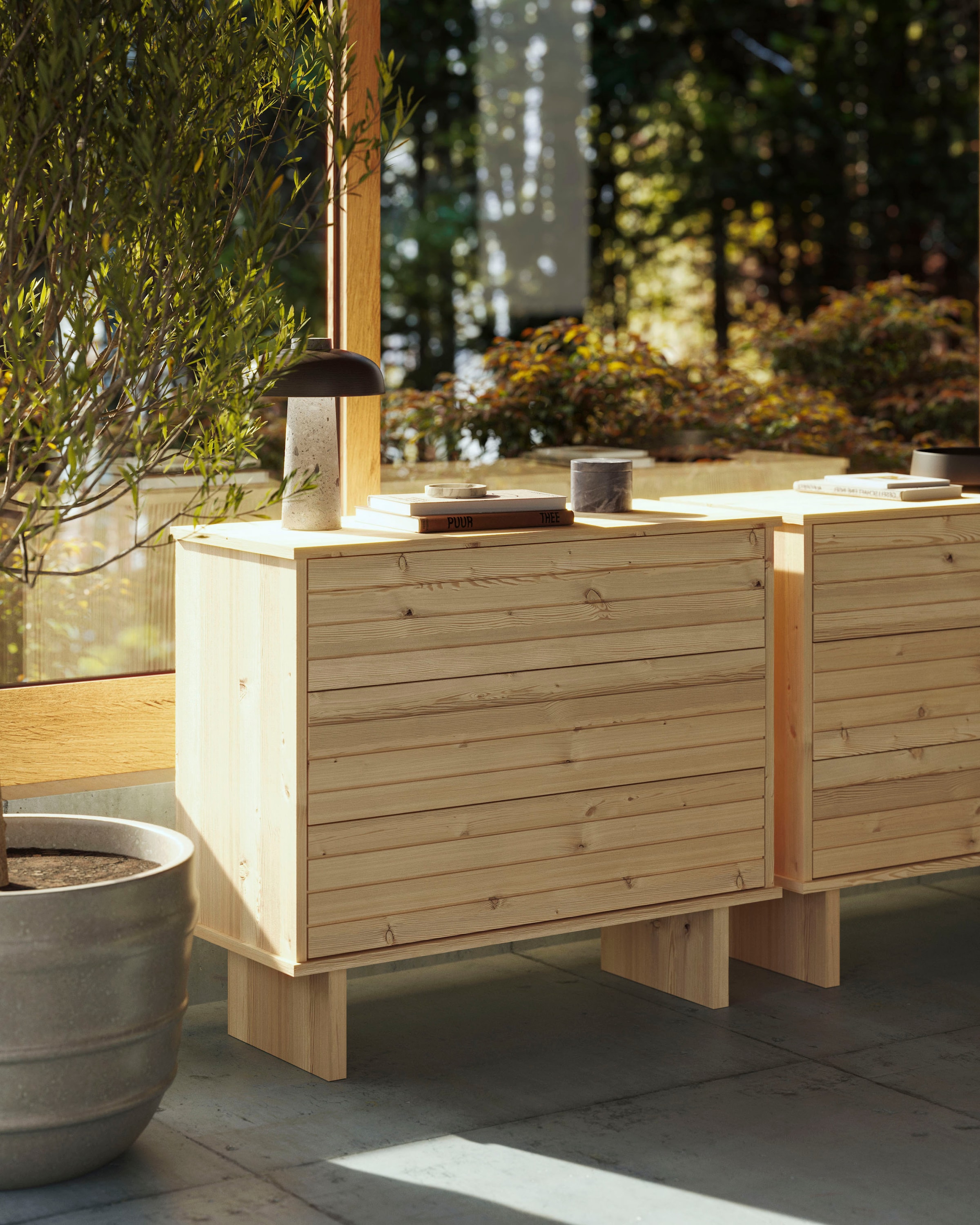 Karup Design Schubkastenkommode »Kommo«, Aus massiven Kiefernholz