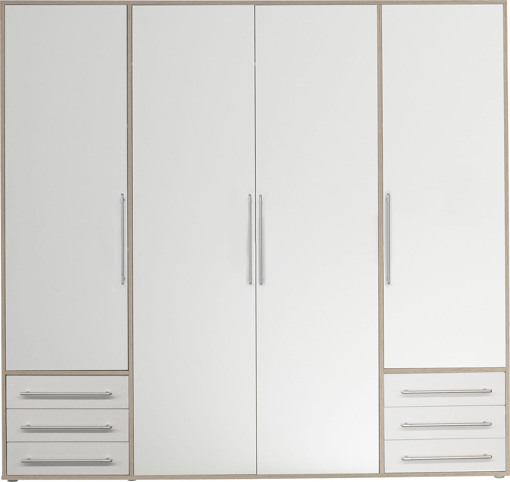 Schlafkontor Drehtürenschrank »Lyss Schrank, Kleiderschrank mit Drehtüren«, in verschiedenen Farben und Größen erhältlich
