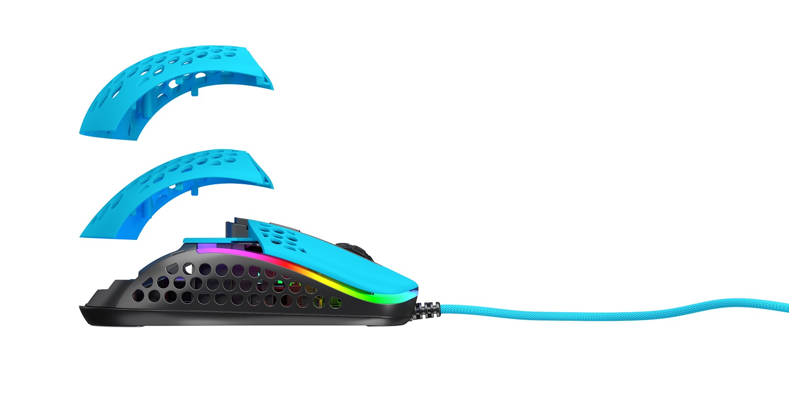 Cherry Xtrfy Gaming-Maus »M42 RGB«, kabelgebunden, ultraleichte Gaming-Maus