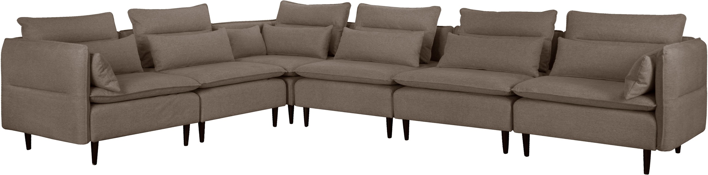 andas Ecksofa »ALVIK L-Form«, zusammengesetzt aus Modulen, erweiterbar mit Modulen der Serie