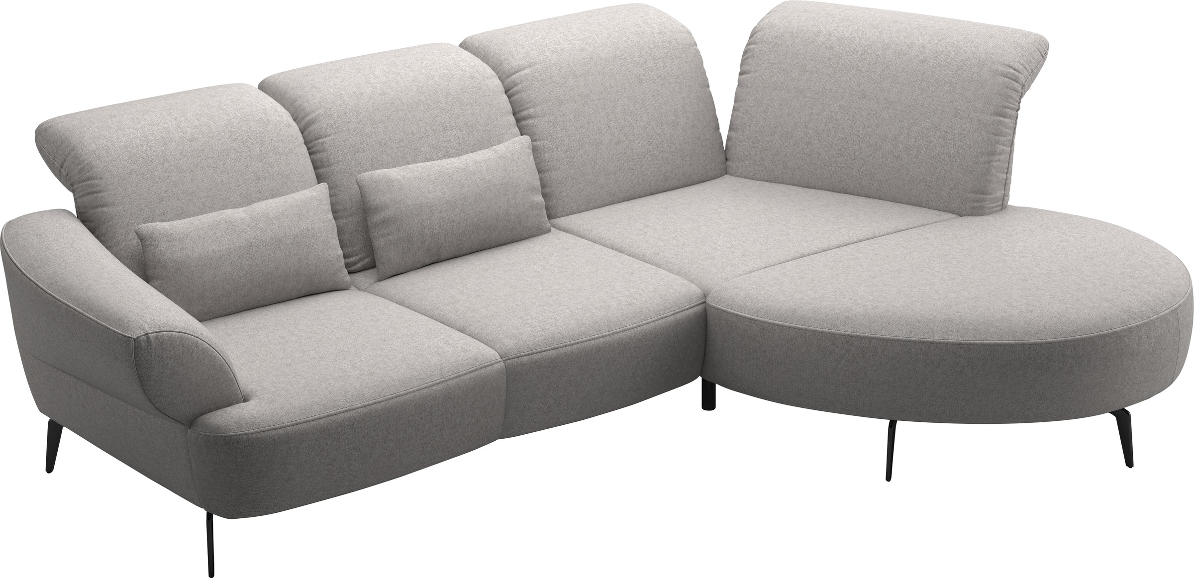 sit&more Ecksofa »Dance«, inkl.System Click&Seat und Sitztiefenverstellung