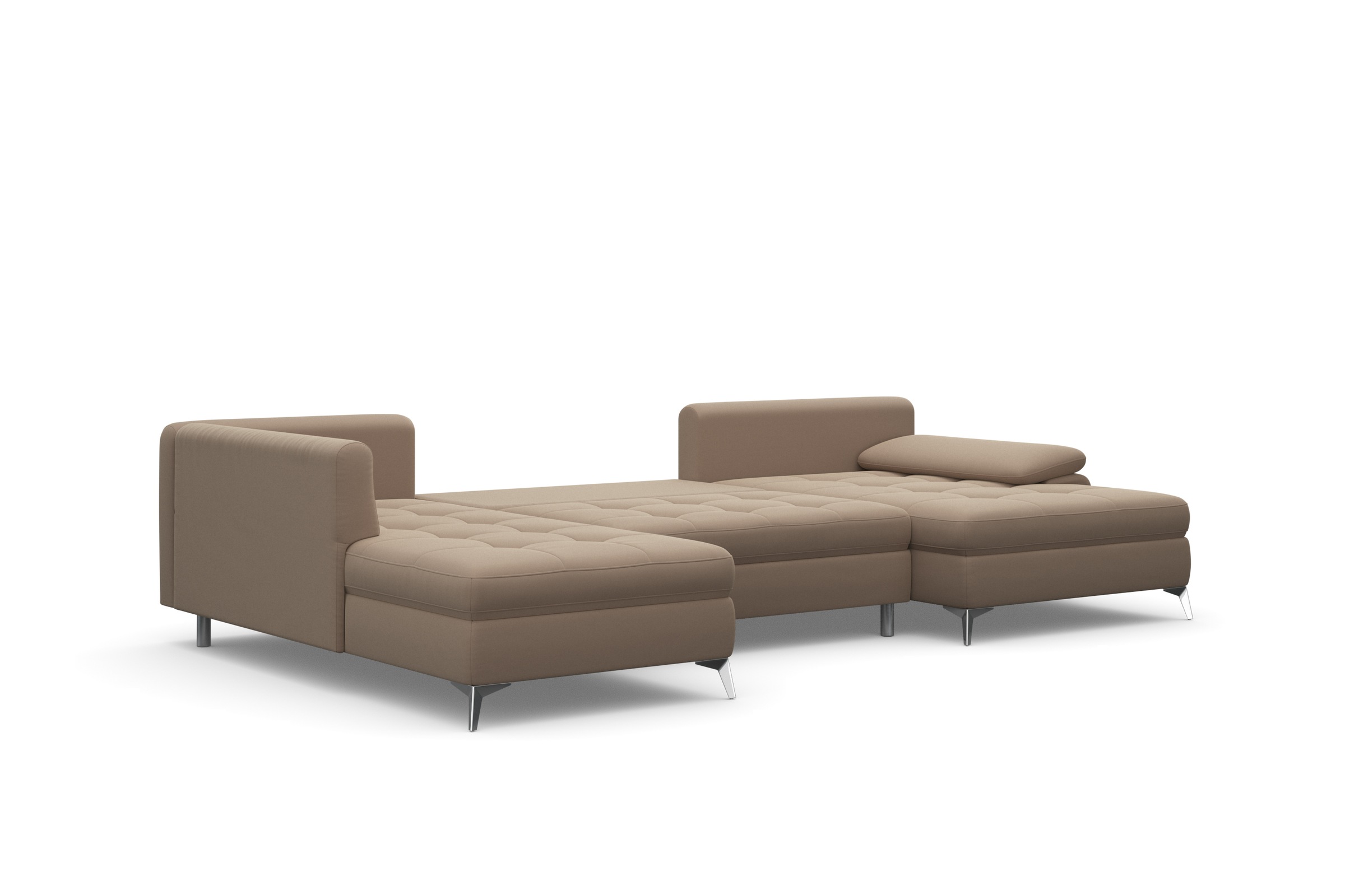 sit&more Wohnlandschaft »Latigo U-Form«, mit Recamiere, wahlweise mit Bettfunktion und Bettkasten