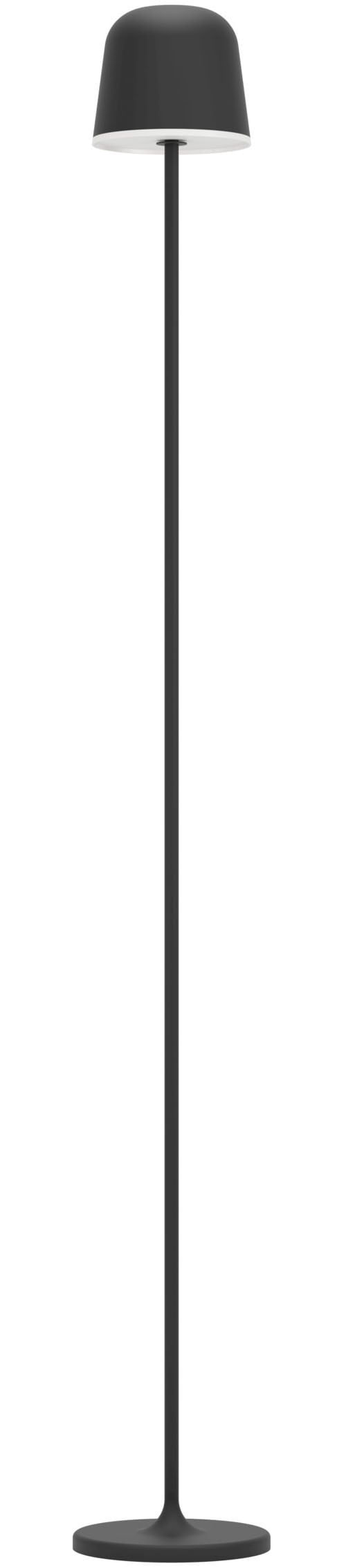 EGLO Stehlampe »MANNERA-L Stehlampe - Alu, Stahl - LED - 4,3W - IP54« LED-Modul 1 Stk. Neutralweiß | Warmweiß Standleuchte, Leselampe, Wohzimmer, Schlafzimmer, H140 x Ø16 cm