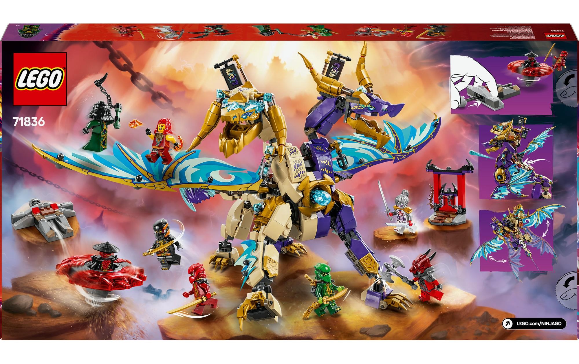 LEGO® Spielbausteine »Ninjago Lichtbogendrache 71836«