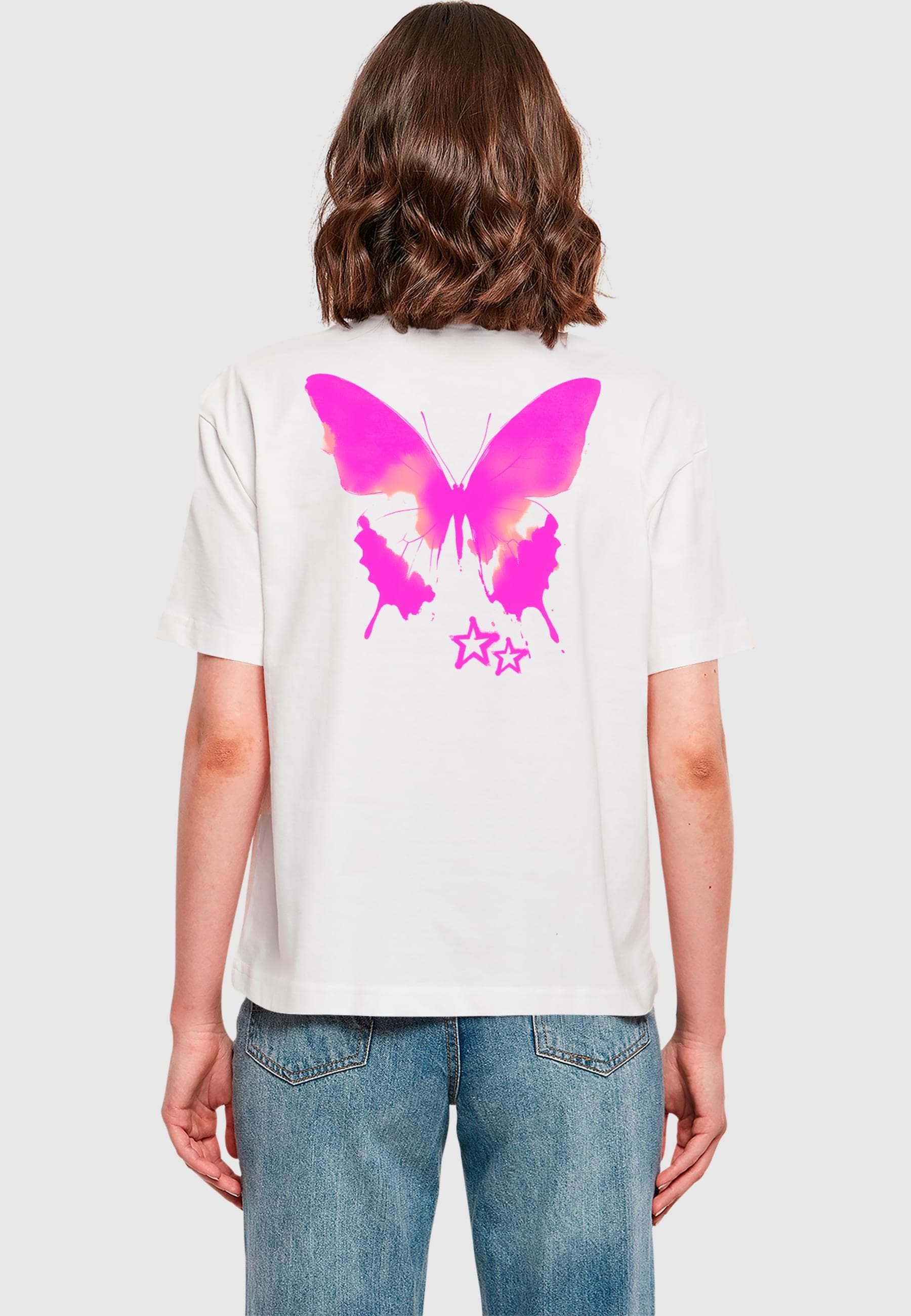 Miss Tee T-Shirt »Miss Tee Ladies Wild Pink Tee« 1 Stk.