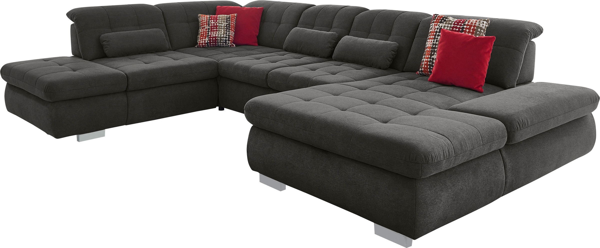 Die PlanBar Ecksofa »MP-IN17004 U-Form«, wahlweise mit Funktionen, Federker günstig online kaufen