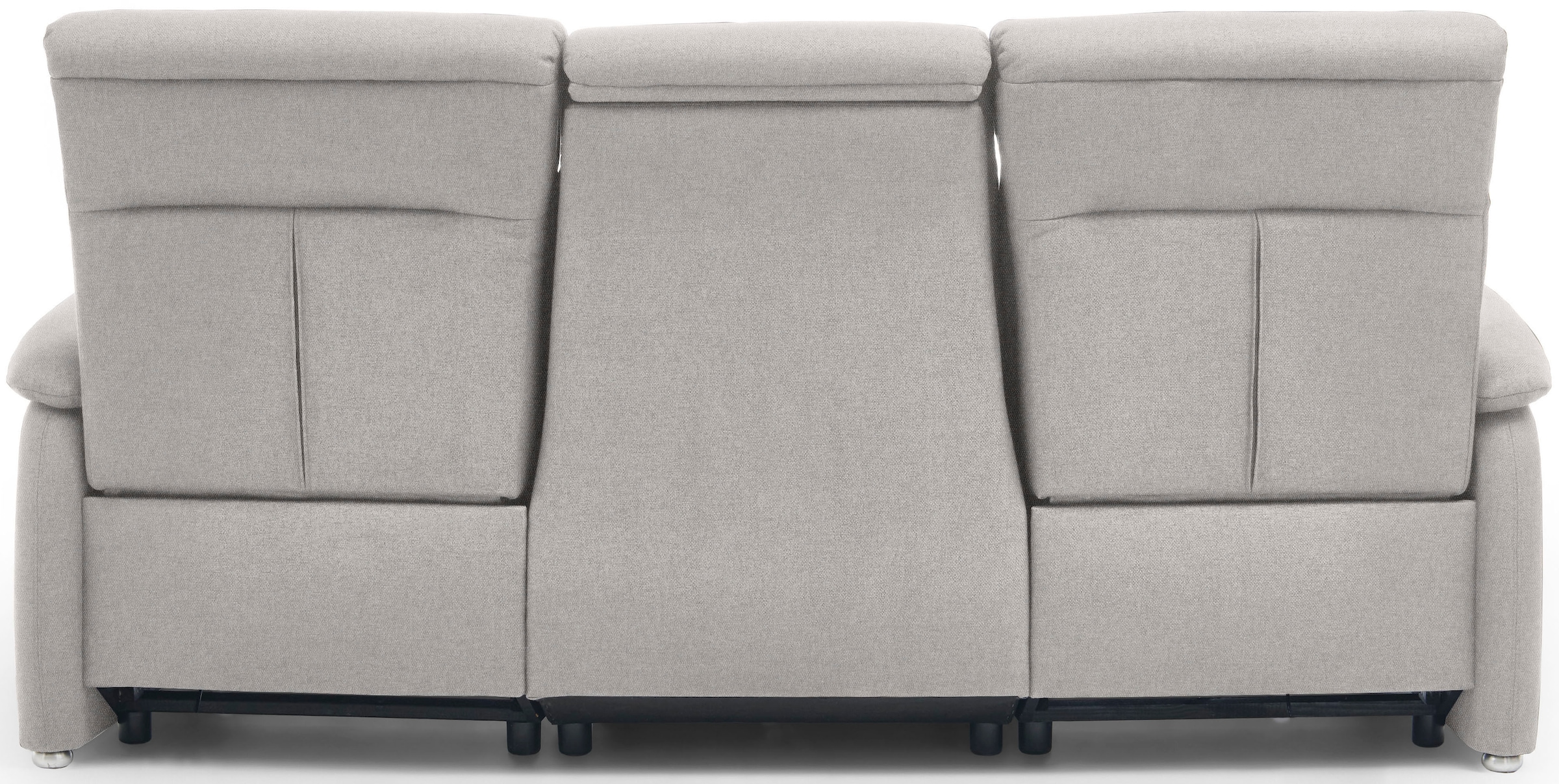 Home affaire 3-Sitzer »Turin mit Steckdose und USB-Port auch in Easy care-Bezug«, 2 x vollmotorische Relaxfunktion, herunterklappbarer Tisch