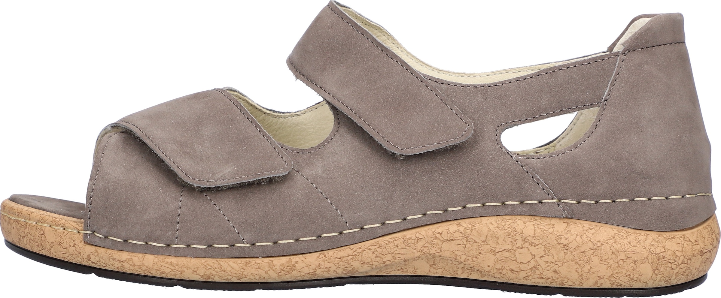 Waldläufer Sandale »K-Heliett«  , Sommerschuh, Sandalette, Keilabsatz, in Komfortweite K (= extraweit)