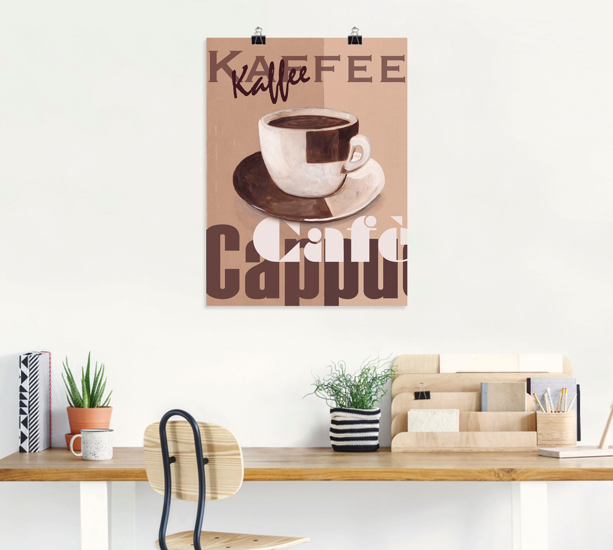 Artland Wandbild »Kaffee«, Getränke, (1 Leinwandbild, bestellen als Poster oder Wandaufkleber Größen Alubild, versch. in St.), online