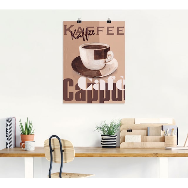 Artland Wandbild »Kaffee«, Getränke, (1 St.), als Alubild, Leinwandbild,  Wandaufkleber oder Poster in versch. Größen online bestellen