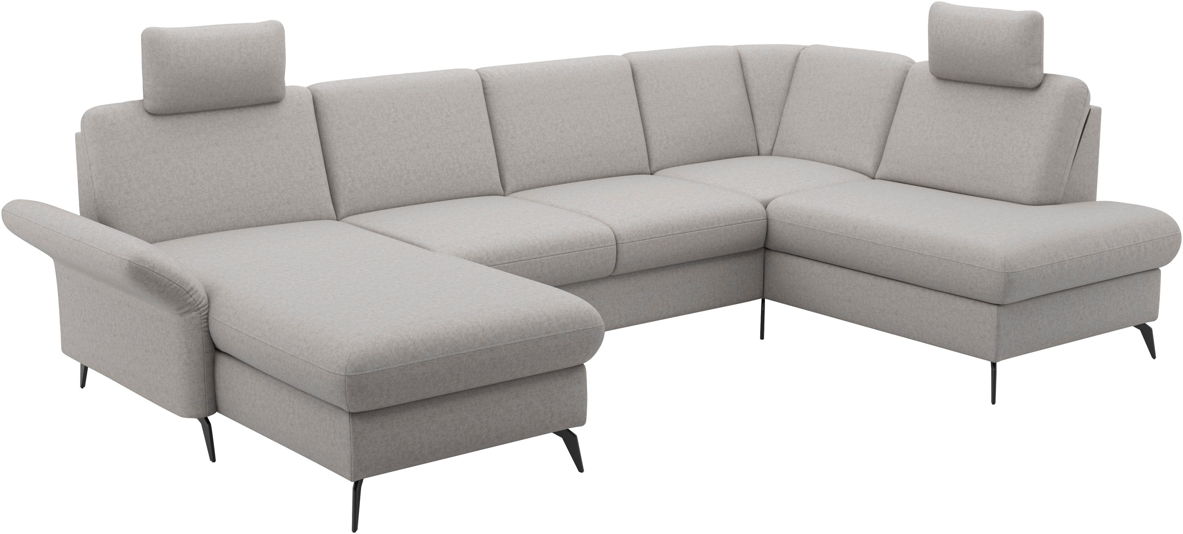 Home affaire Wohnlandschaft »Rochelle«, optional: Armteilverstellung, klappbar, Bettkasen