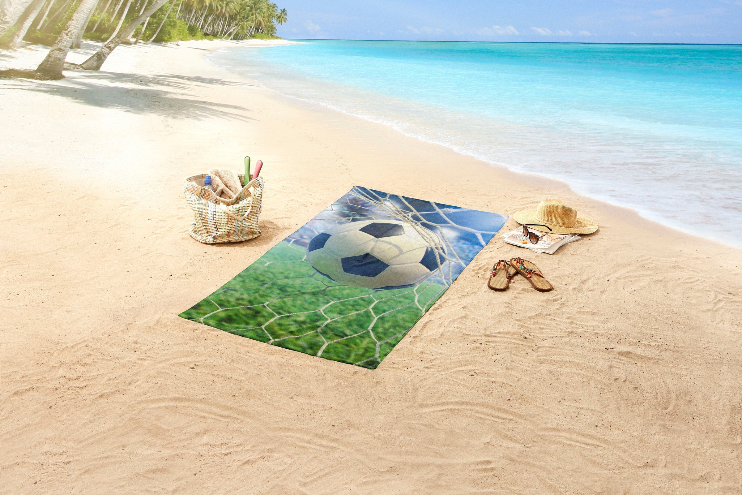 good morning Strandtuch »Sander«, (1 St., Strandtuch 75 x 150 cm), Mikrofas günstig online kaufen