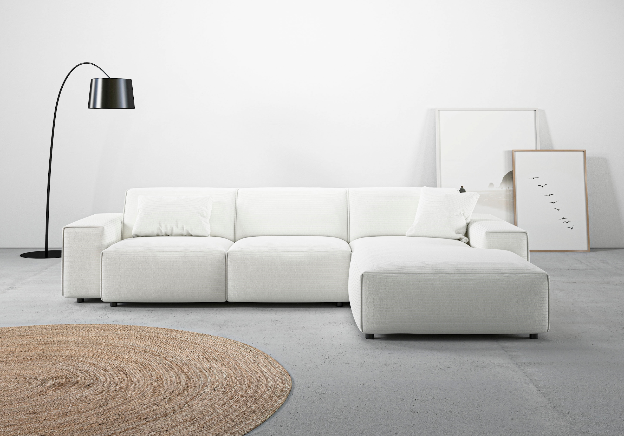 andas Ecksofa »Glimminge auch in Breitcord, Feincord, Bouclé + Easy care-Be günstig online kaufen