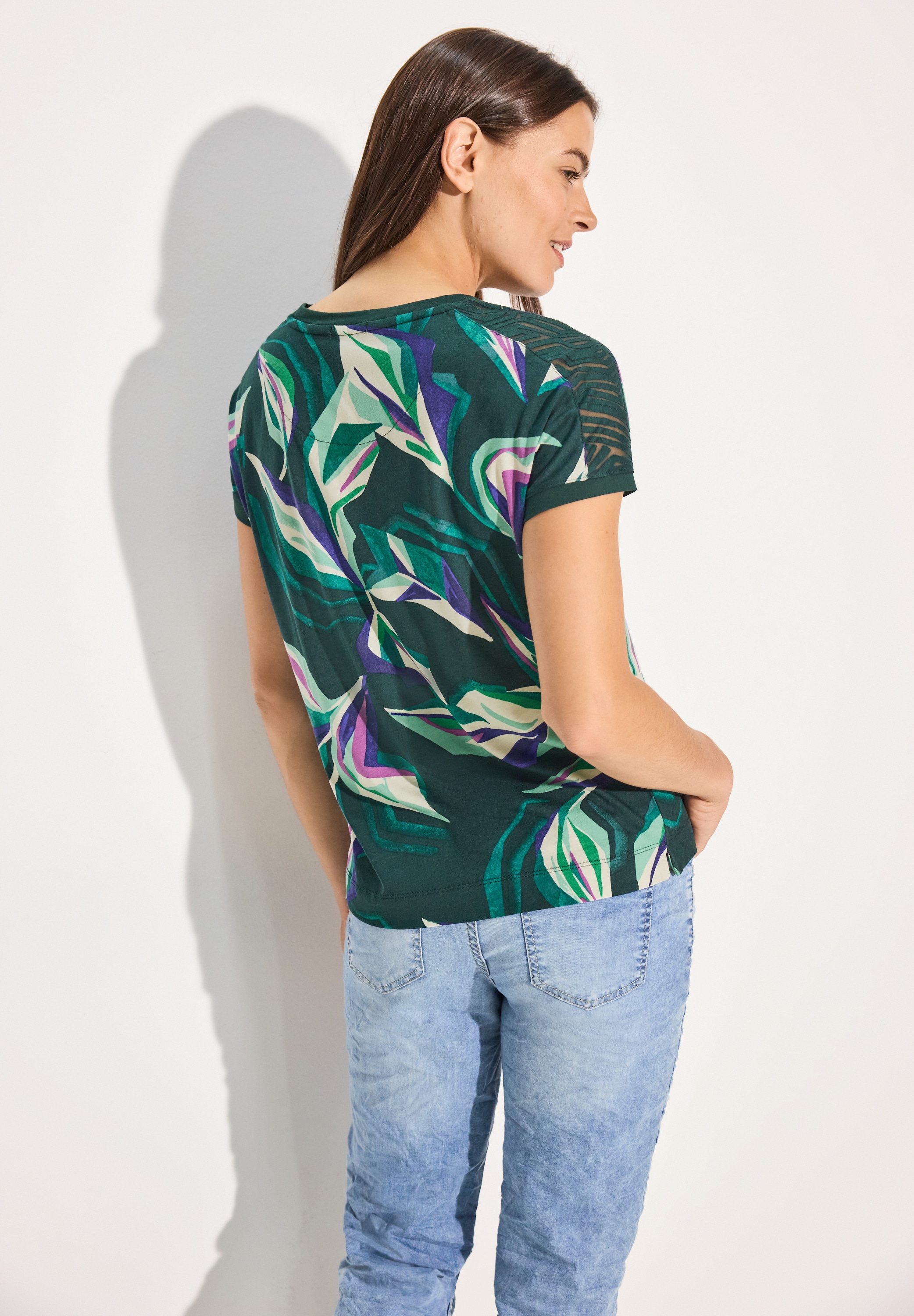 Cecil Print-Shirt, mit All-Over Print