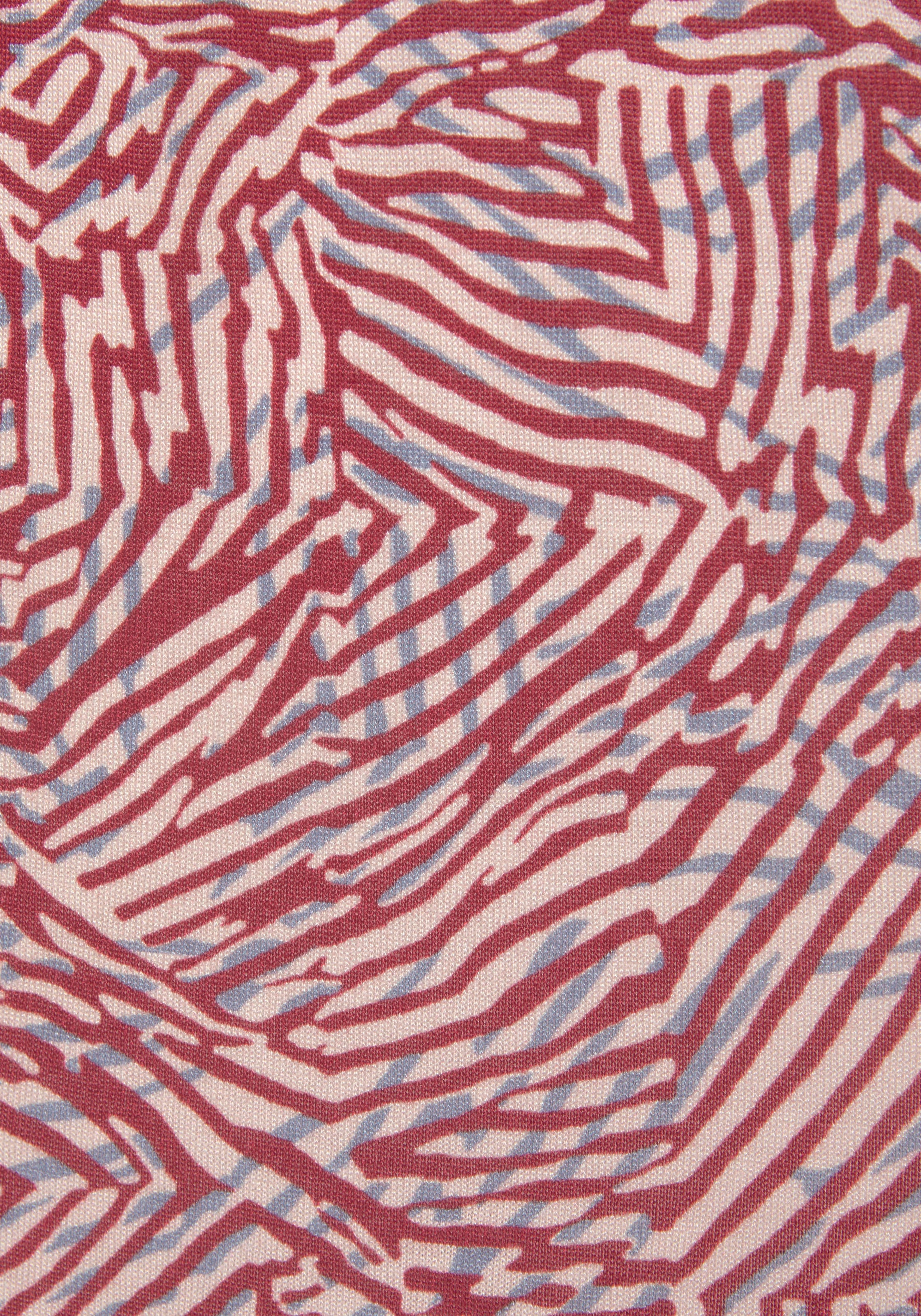 Vivance Jerseykleid, mit Rückenausschnitt, T-Shirtkleid in lockerer Passform, Sommerkleid