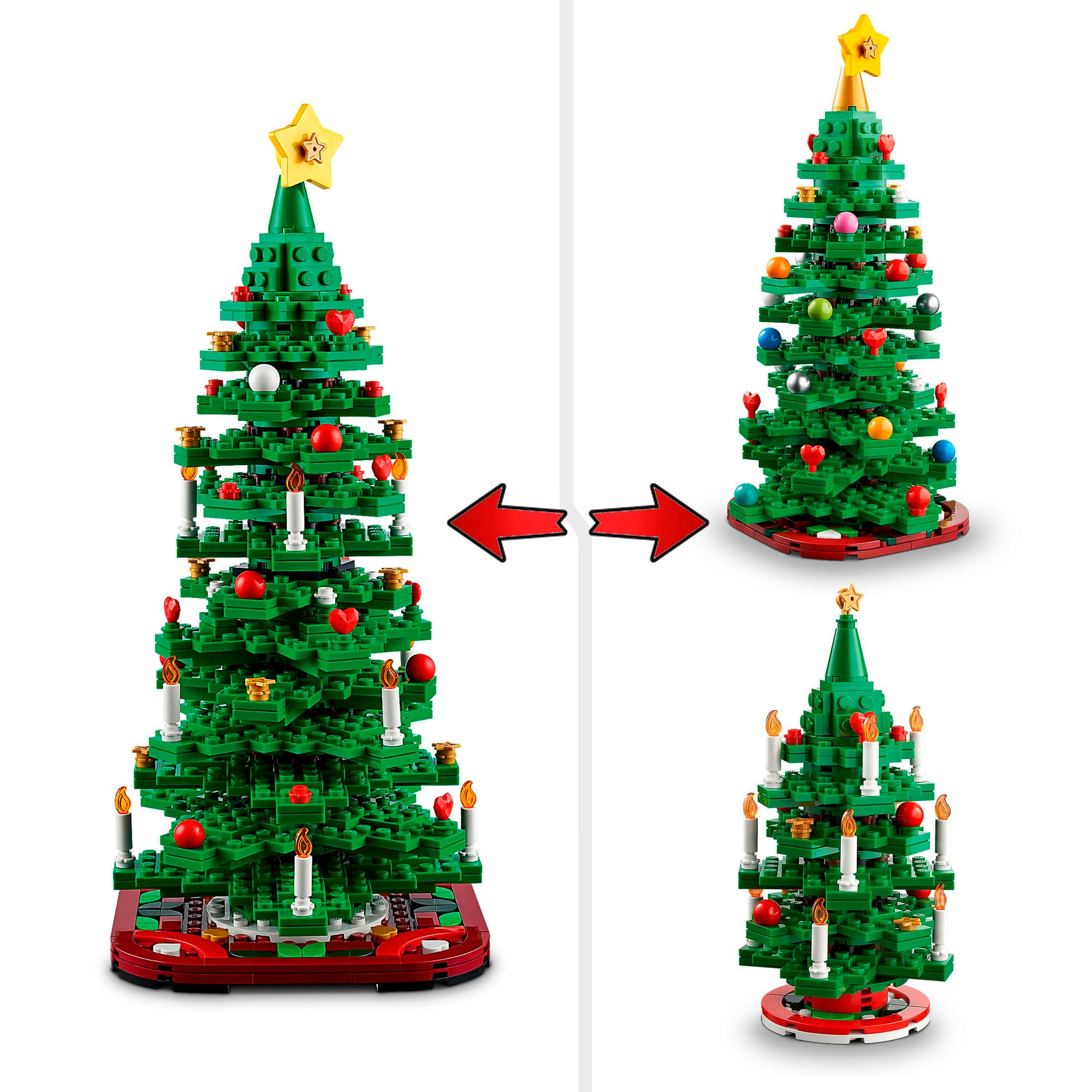 LEGO® Konstruktionsspielsteine »Weihnachtsbaum (40573), LEGO Iconic«, (784 St.), Made in Europe