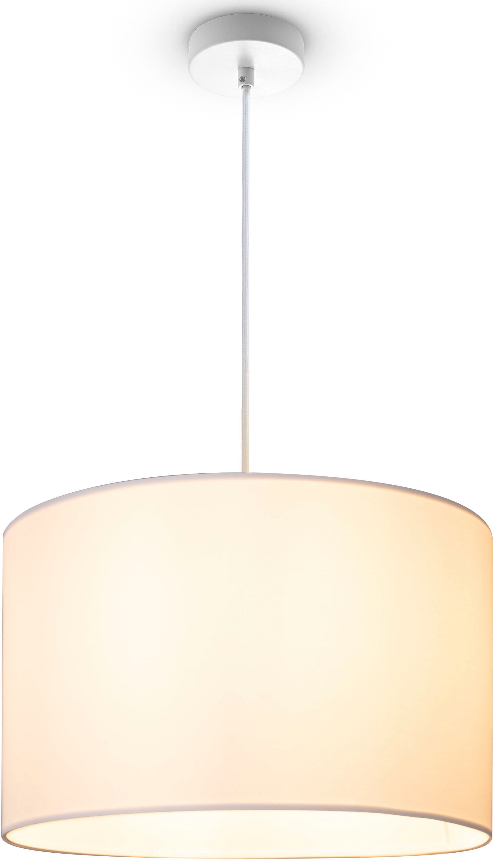 Paco Home Pendelleuchte »HUGO UNI COLOR« E27 Deckenlampe LED  Wohnzimmer Und Schlafzimmer, Unifarben, Deko E27