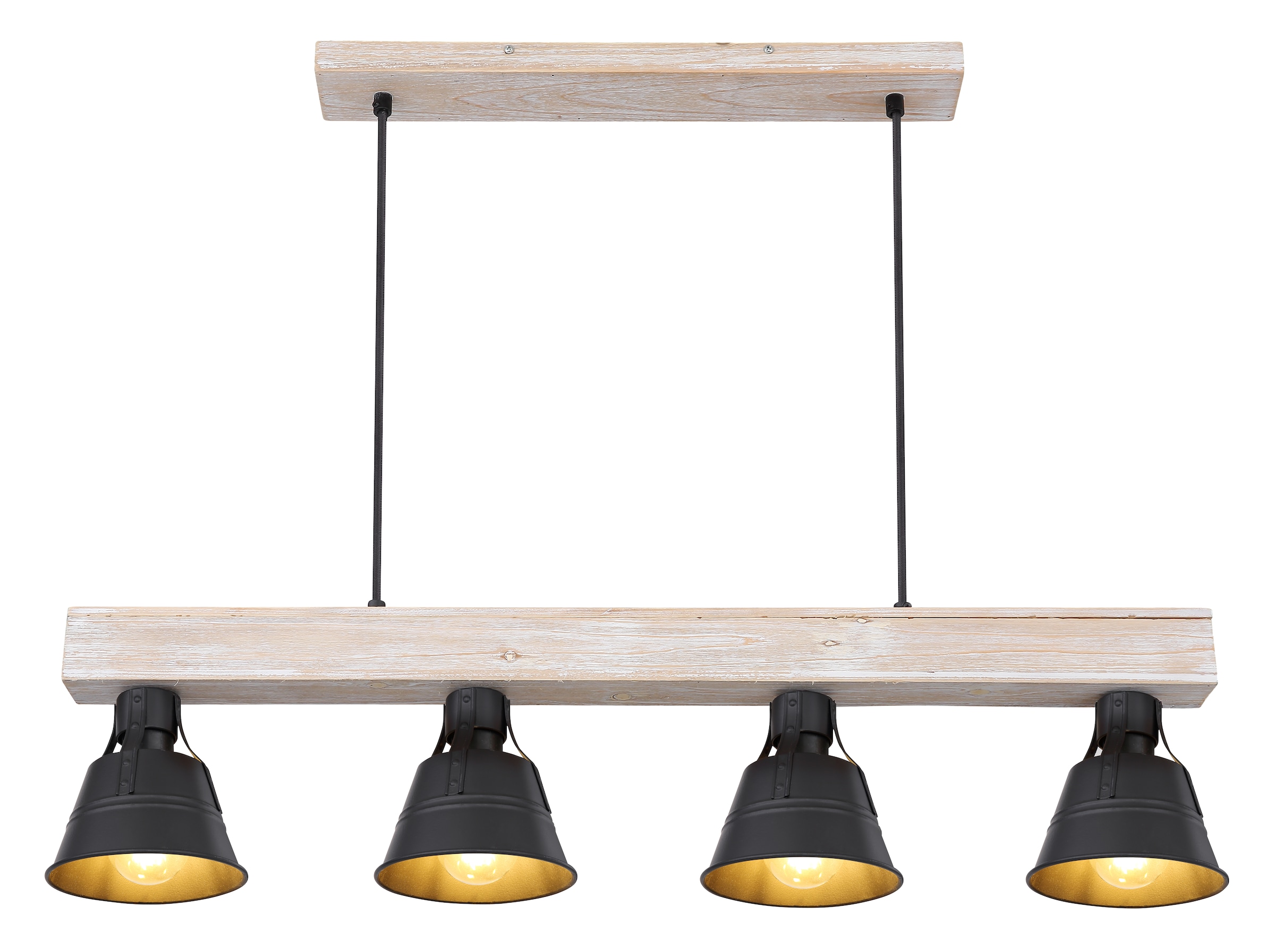 GLOBO LIGHTING Hängeleuchte »GÜNTHER« E27 1 Stk. Hängelampe Holz naturfarbe günstig online kaufen