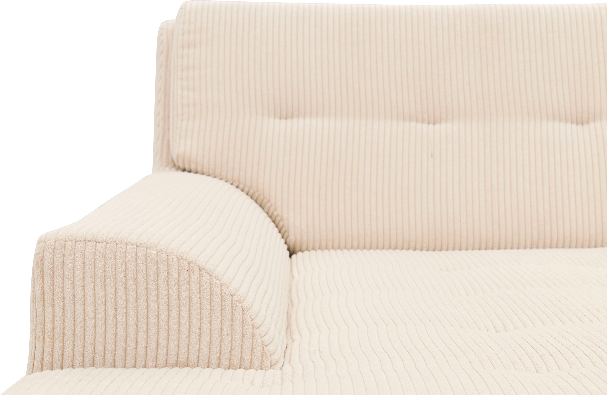 DOMO collection Ecksofa Treviso, wahlweise mit Bettfunktion, incl. Zierkissen