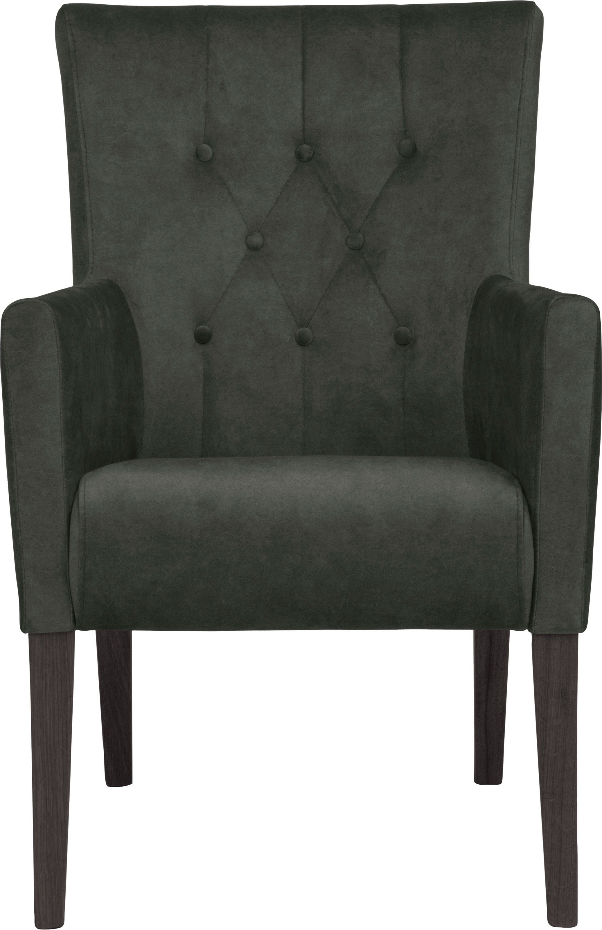 Home affaire Esszimmerstuhl »King« () 1 Stk. Samtvelours Esszimmerstuhl mit günstig online kaufen