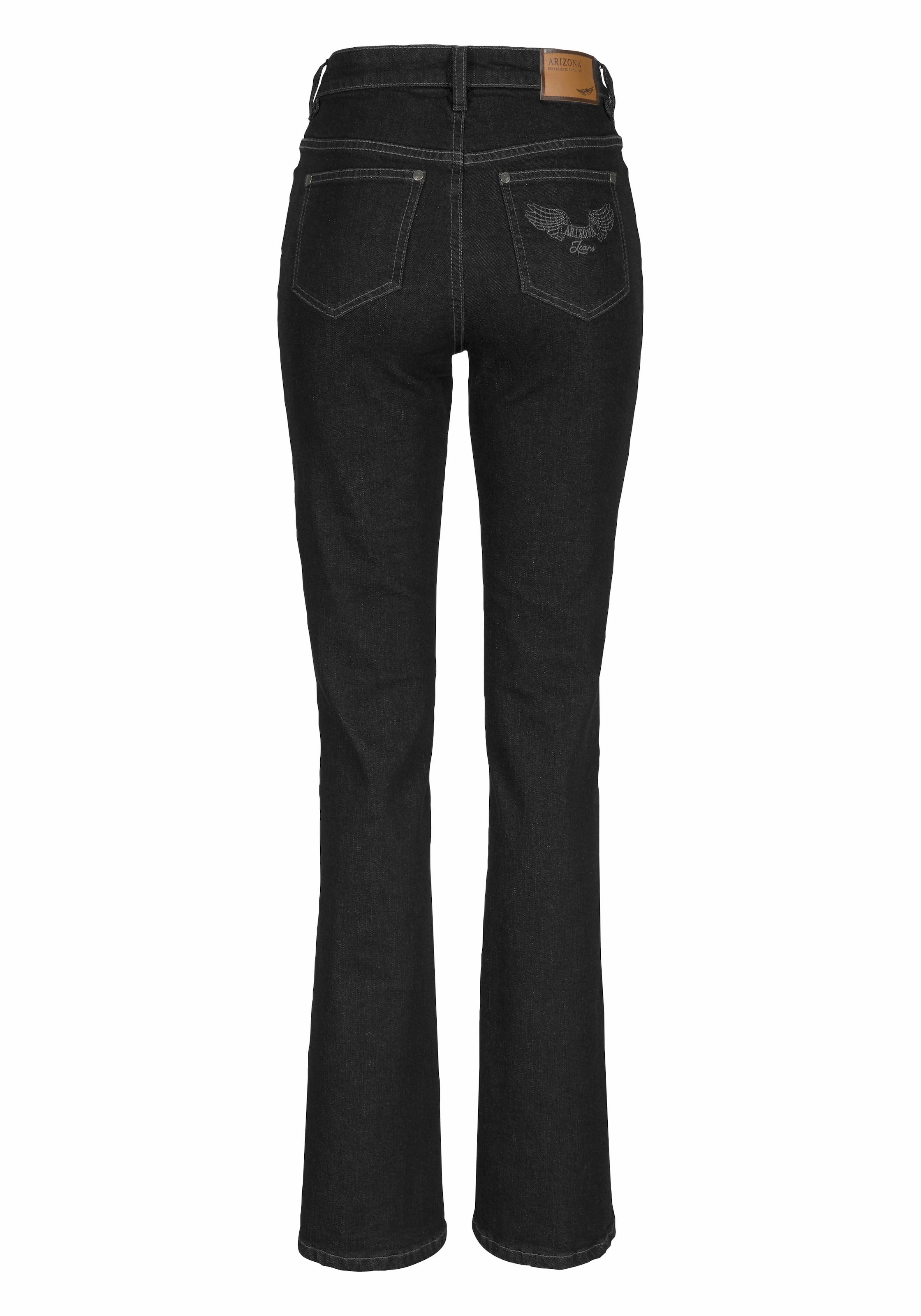Arizona Bootcut-Jeans »Comfort-Fit«, ausgestellte Beinform, mit Eingrifftaschen, High-Waist