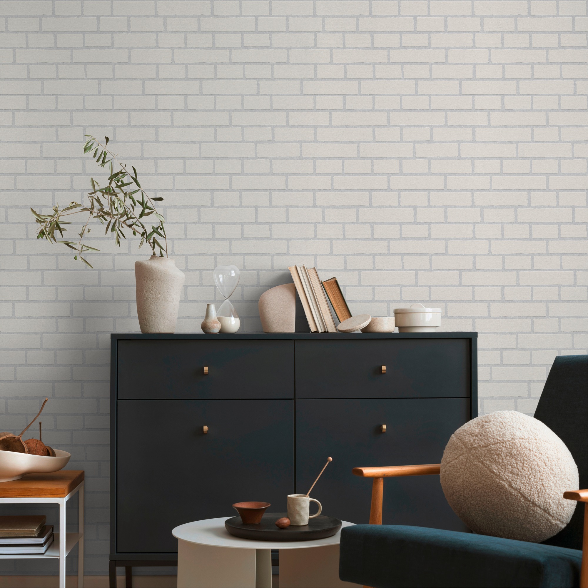 A.S. Création Vliestapete »Meistervlies« Motiv | Steinoptik | gemustert strukturiert Uni Tapete Stein Überstreichbar Tapeten Wohnzimmer Schlafzimmer Design