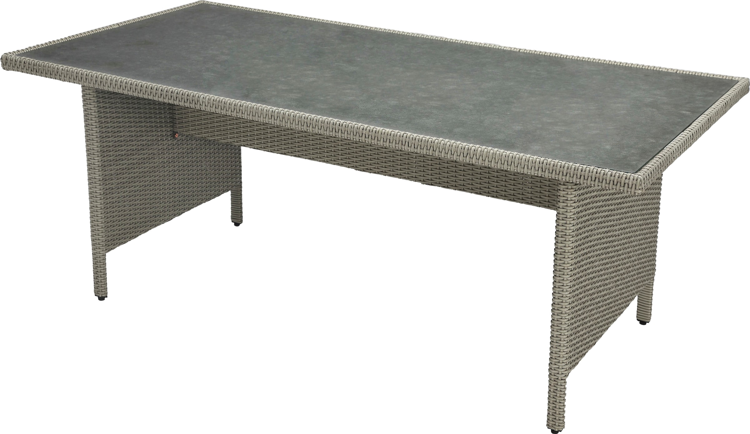 KONIFERA Garten-Essgruppe »Amsterdam« Set, 6x Sessel, 6x Sitzauflagen, 6x Rückenauflagen, 1x Tisch, 19 tlg. tlg. bestehend aus 6 Sesseln, 12 Sitz- und Rückenkissen und 1 Tisch