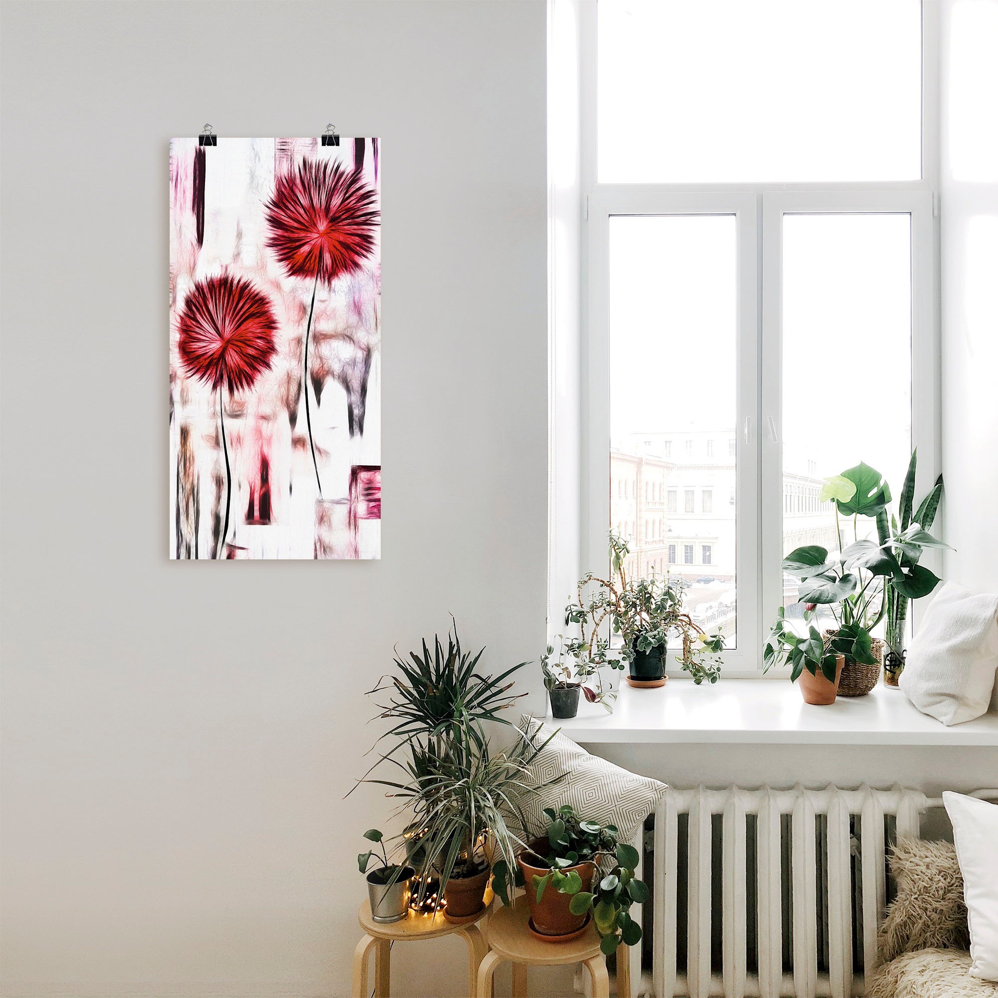 Artland Wandbild »Blumen« 1 Stk. tlg. als Alubild, Leinwandbild, Wandaufkle günstig online kaufen