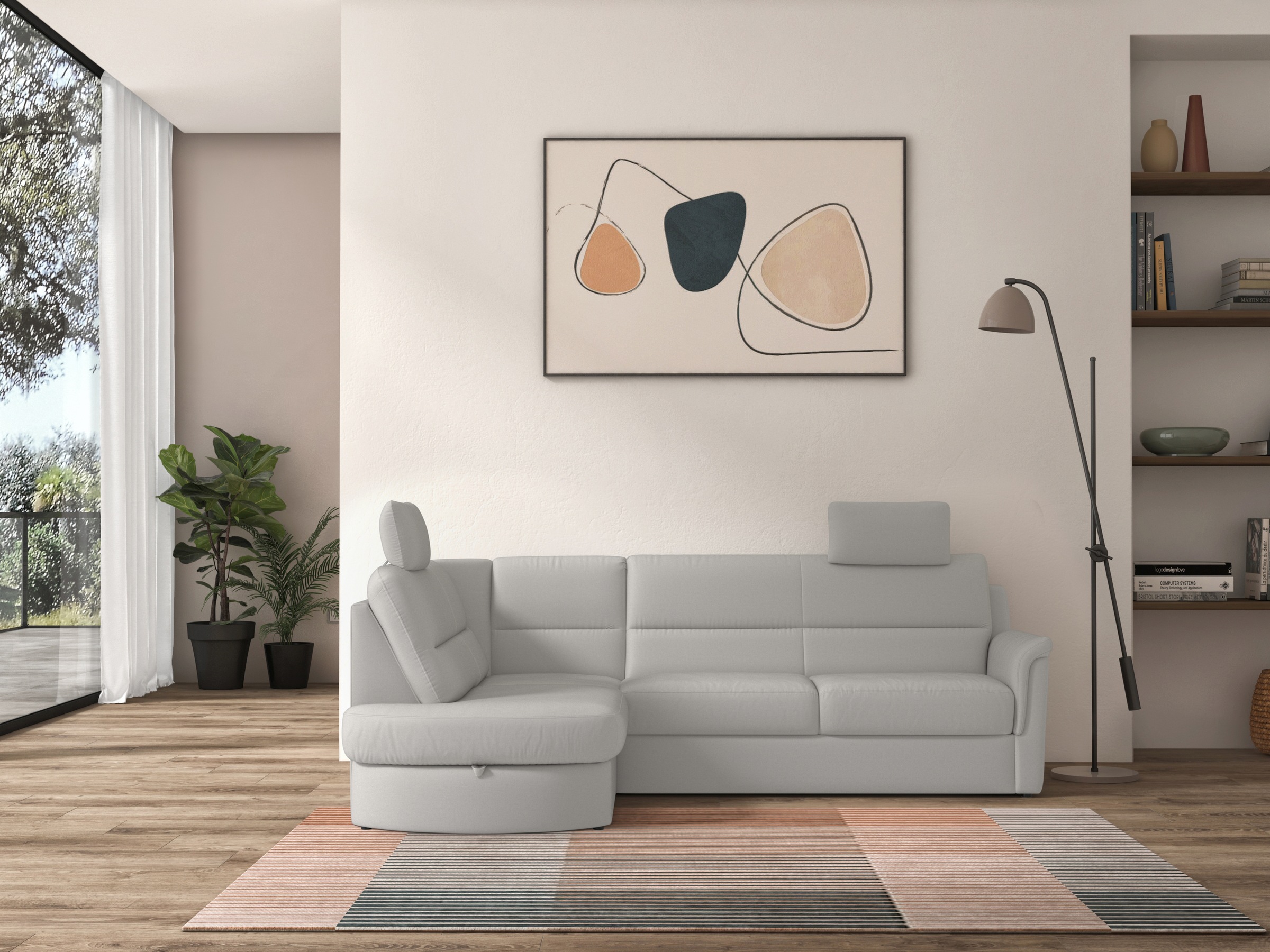 sit&more Ecksofa »Panini L-Form«, wahlweise mit Bettfunktion und Bettkasten günstig online kaufen