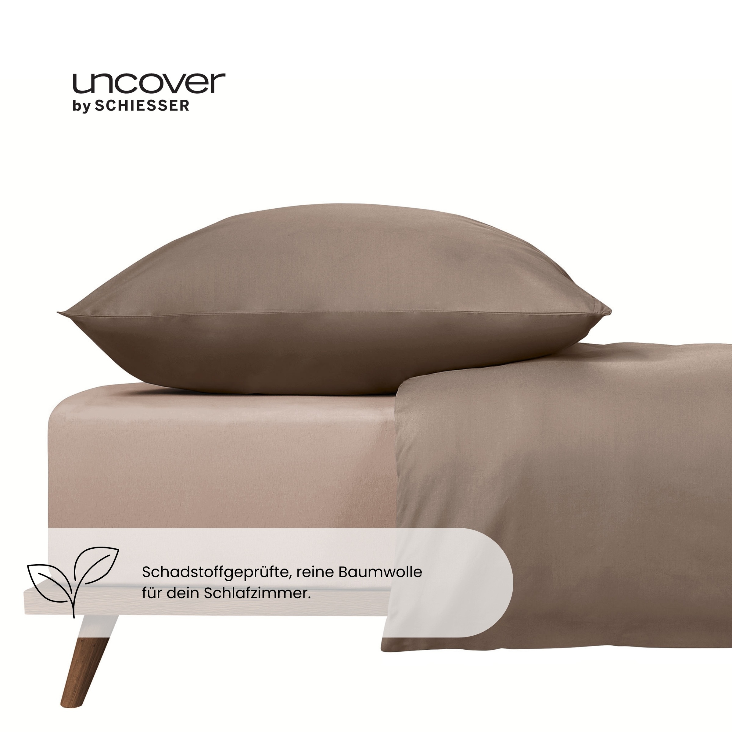 uncover by SCHIESSER Spannbettlaken »New Jersey aus 100% Baumwolle«, Made i günstig online kaufen