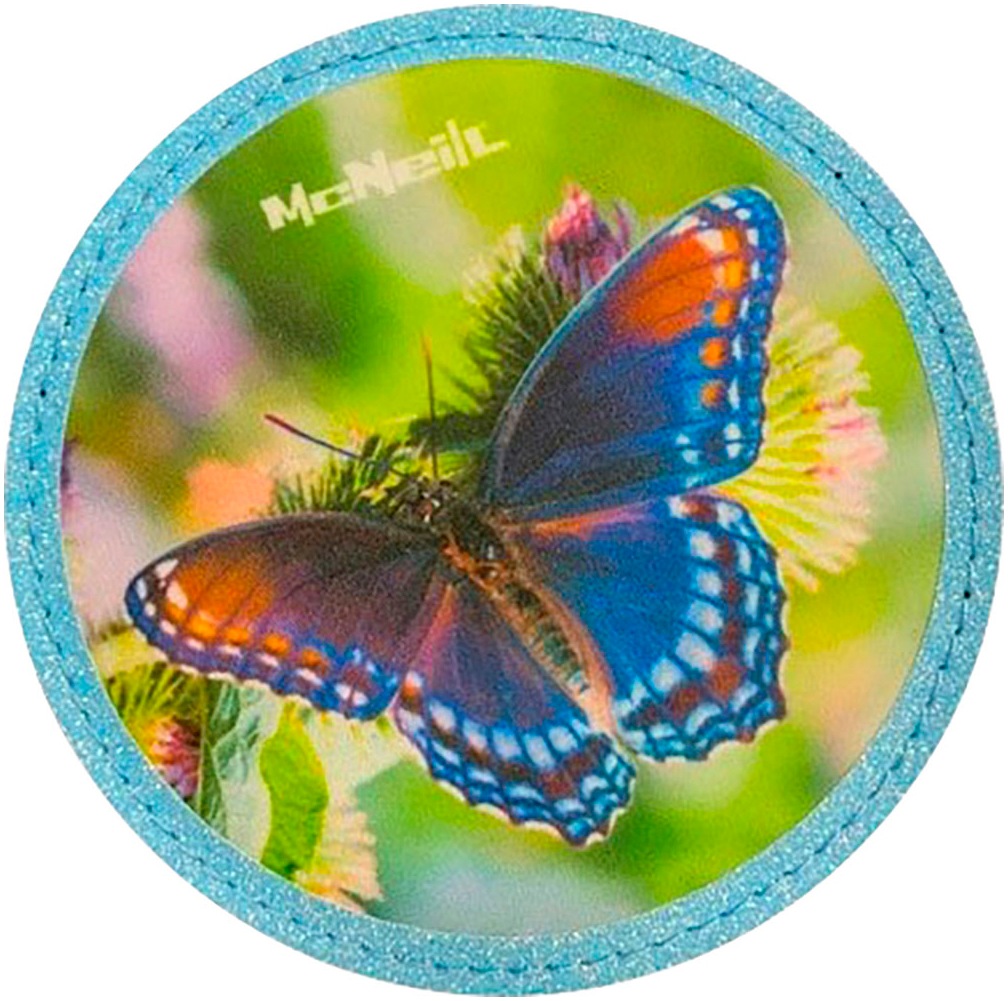 McNeill Schulranzen »Perfecto, Greta«, reflektierende Streifen auf den Schultergurten-retroreflektierende Flächen, inkl. Federmäppchen, Turnbeutel, Schlamperrolle & Motivmagnet