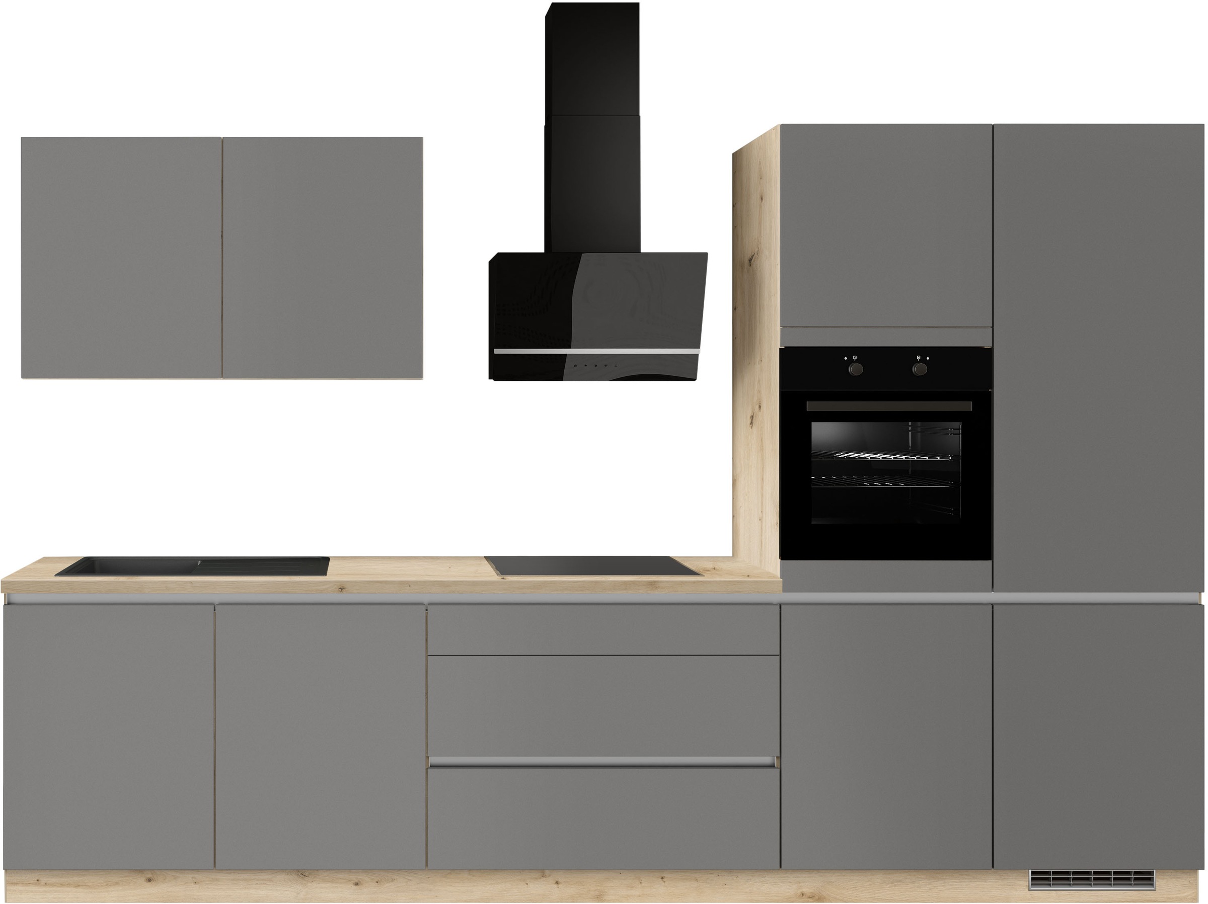 IMPULS KÜCHEN Küche »"Dublin", Ausrichtung wählbar, Schubkästen mit Soft-Cl günstig online kaufen