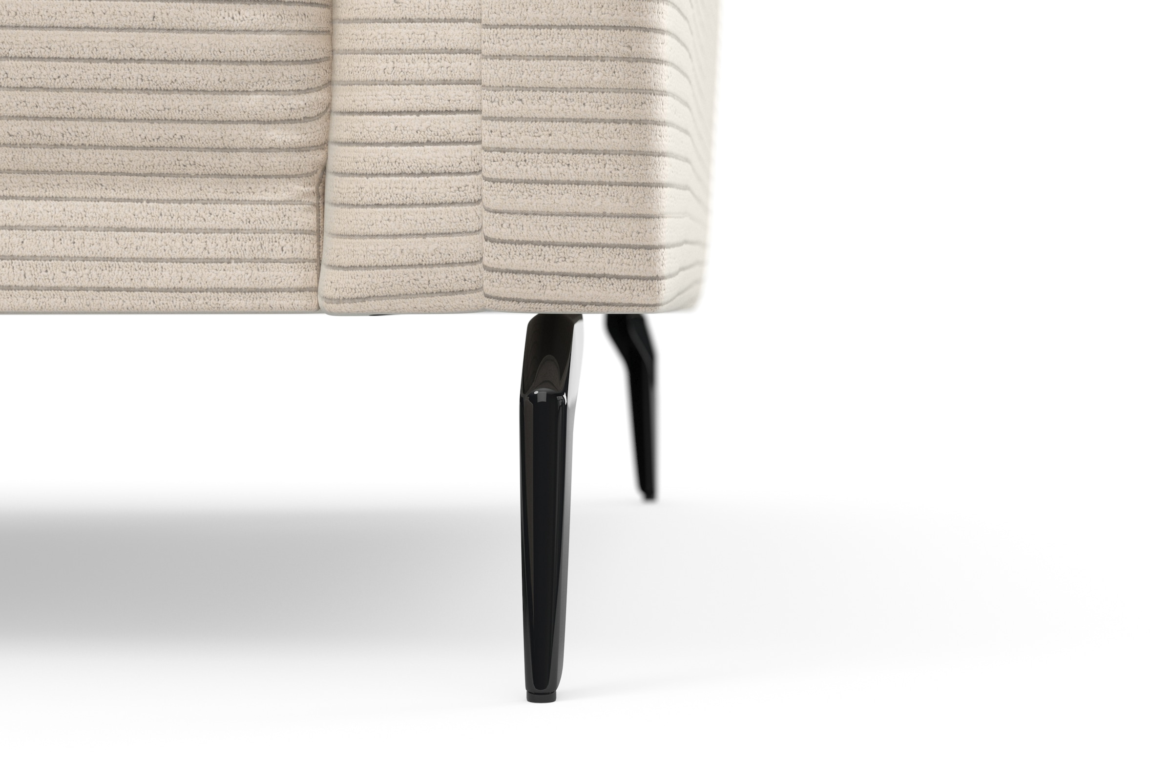 INOSIGN Ecksofa »Coco L-Form«, Sitztiefen-, Arm- und Kopfteilverstellung, Cord-Bezug, Fußhöhe 15 cm