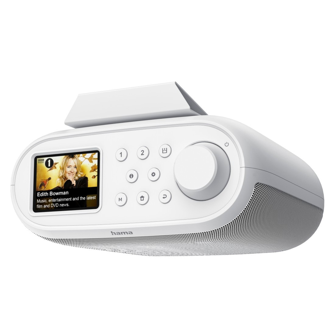 HAMA Digitalradio (DAB+) »DAB-Radio (mit Bluetooth, Digitalradio, FM/DAB plus, Radiowecker)« ( 5 W) Unterbauradio mit Montagematerial Weiß...