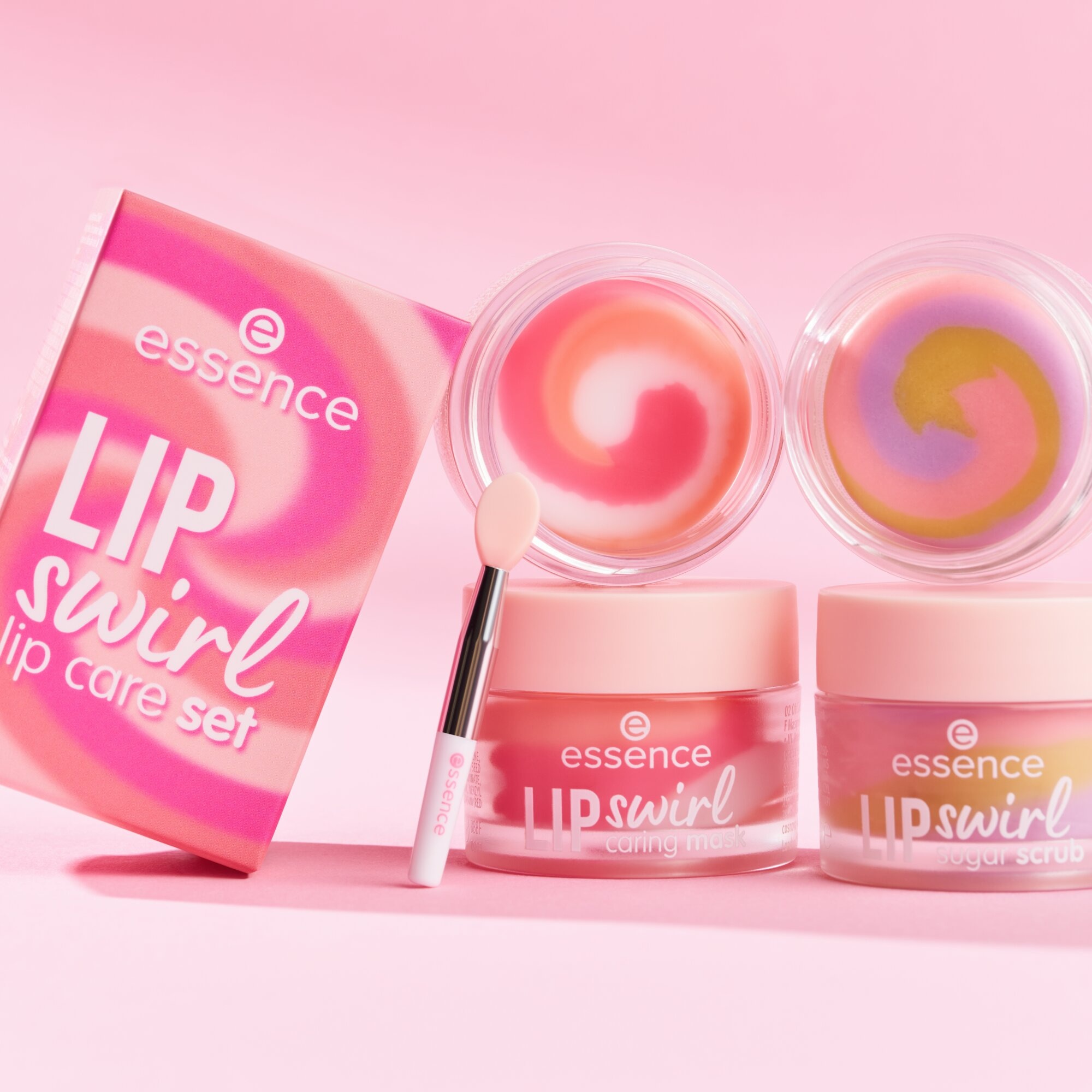 Essence Lippenpflege-Set »LIP swirl lip care set«