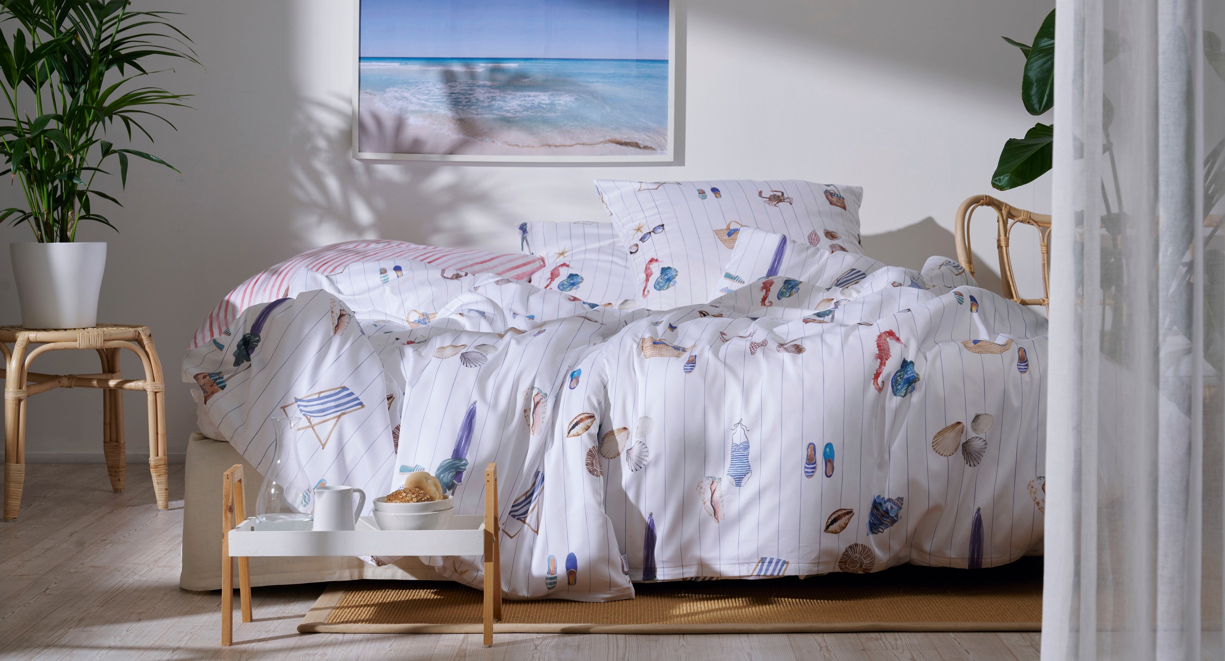 APELT Bettwäsche »Solea Gots« 2 Stk. tlg. Bio-Baumwolle, Pflegeliecht günstig online kaufen