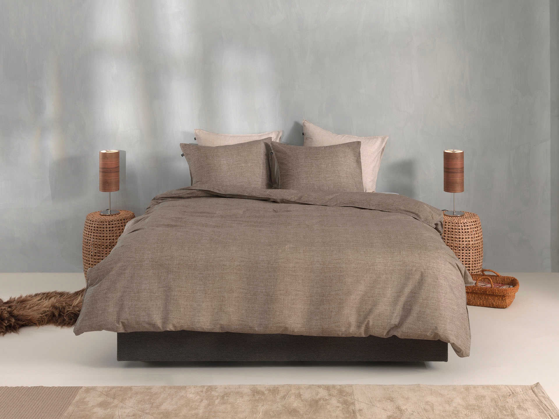 ZO HOME Bettwäsche »Zohome Bettwäsche Lino« 2 Stk. Bettwäsche aus 100% Baumwolle, hochwertige Renforcé, ab 135x200 cm.