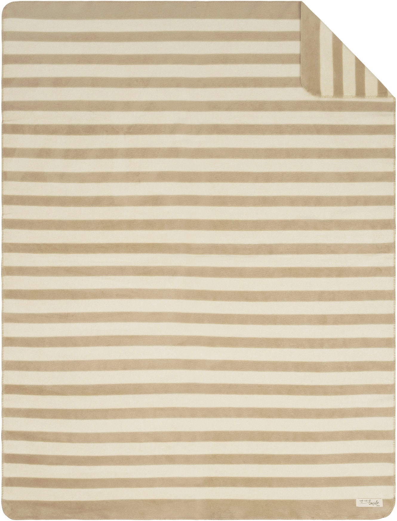 IBENA Wohndecke »Wohndecke s.Oliver«, in zeitlosem Streifen-Look günstig online kaufen