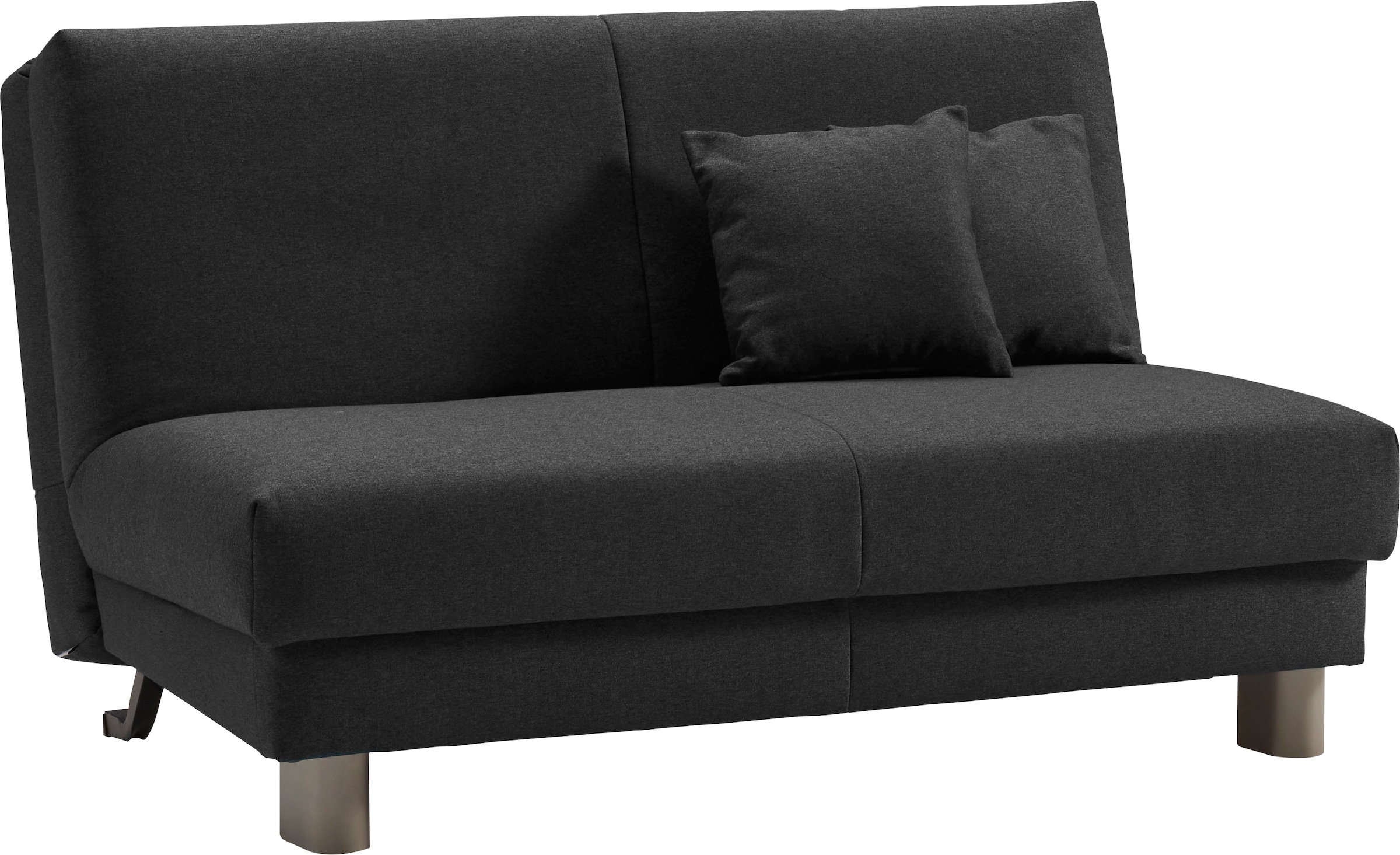 ell + ell Schlafsofa »Enny«, Liegefläche Breite 120 oder 140 cm, Liegehöhe 45 cm, Füße alufarben