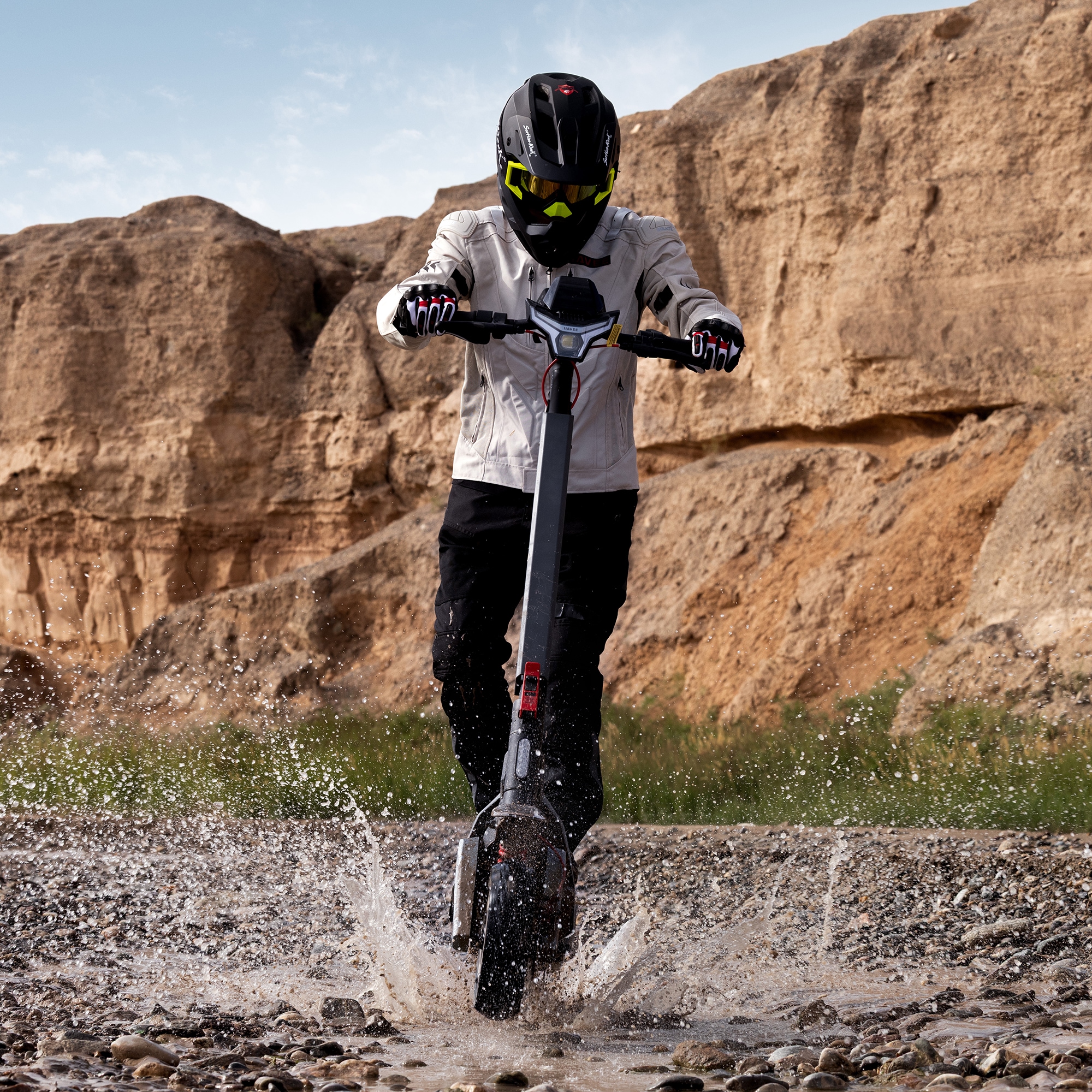 NAVEE E-Scooter »XT5 Max Electric Scooter« 20 km/h 110 km TCS, Bluetooth‑Entsperrung, BMS, Find My, 12" Offroad‑Reifen