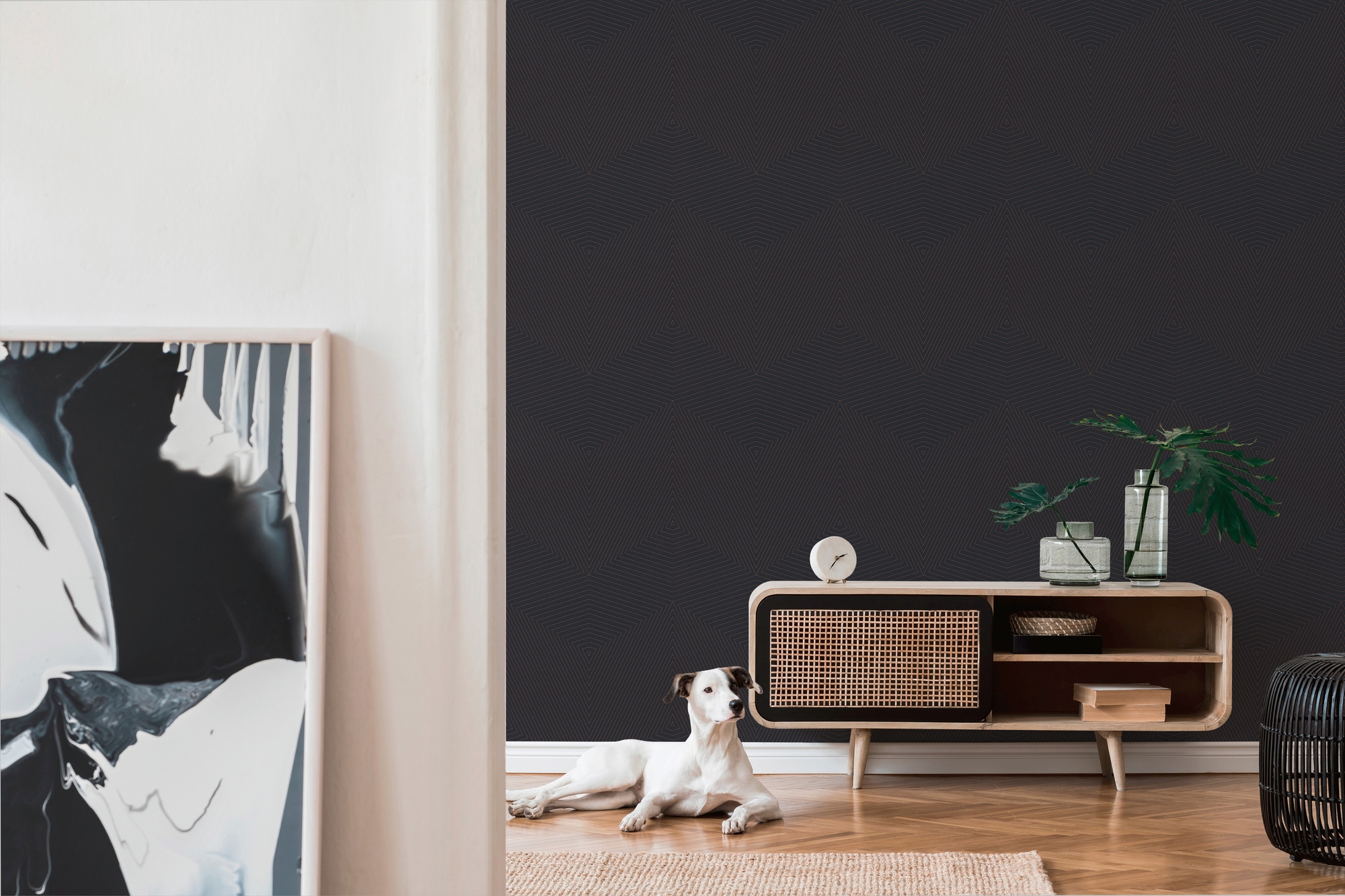 Daniel Hechter Vliestapete 3D-Optik | geometrisch | grafisch leicht strukturiert Designertapete Tapete Geometrisch Tapeten Wohnzimmer Schlafzimmer Flur