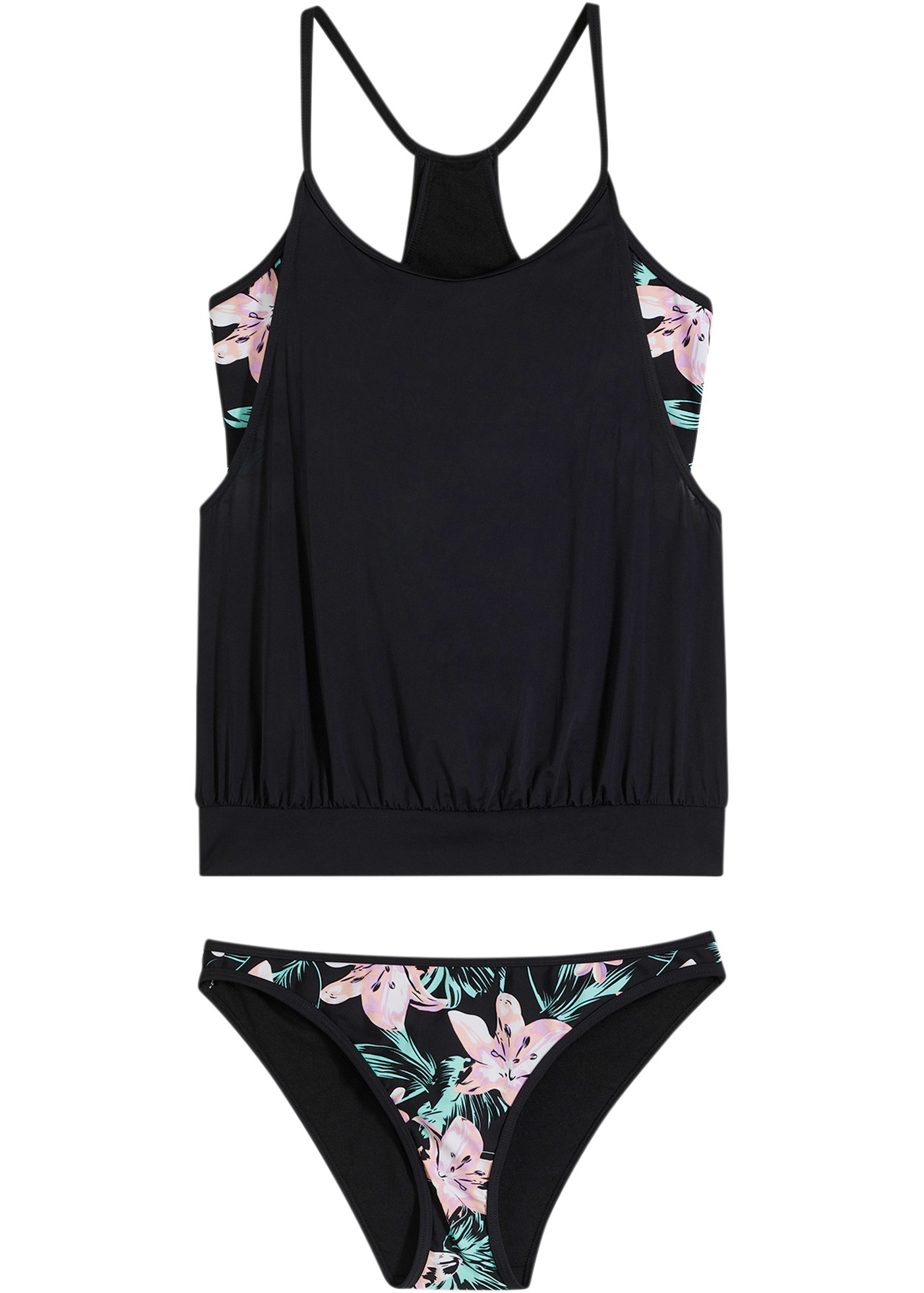 bonprix Oversize-Tankini Set, 2, 2 Stk. Oversize-Tankini (2-tlg. Set) im Lagenlook