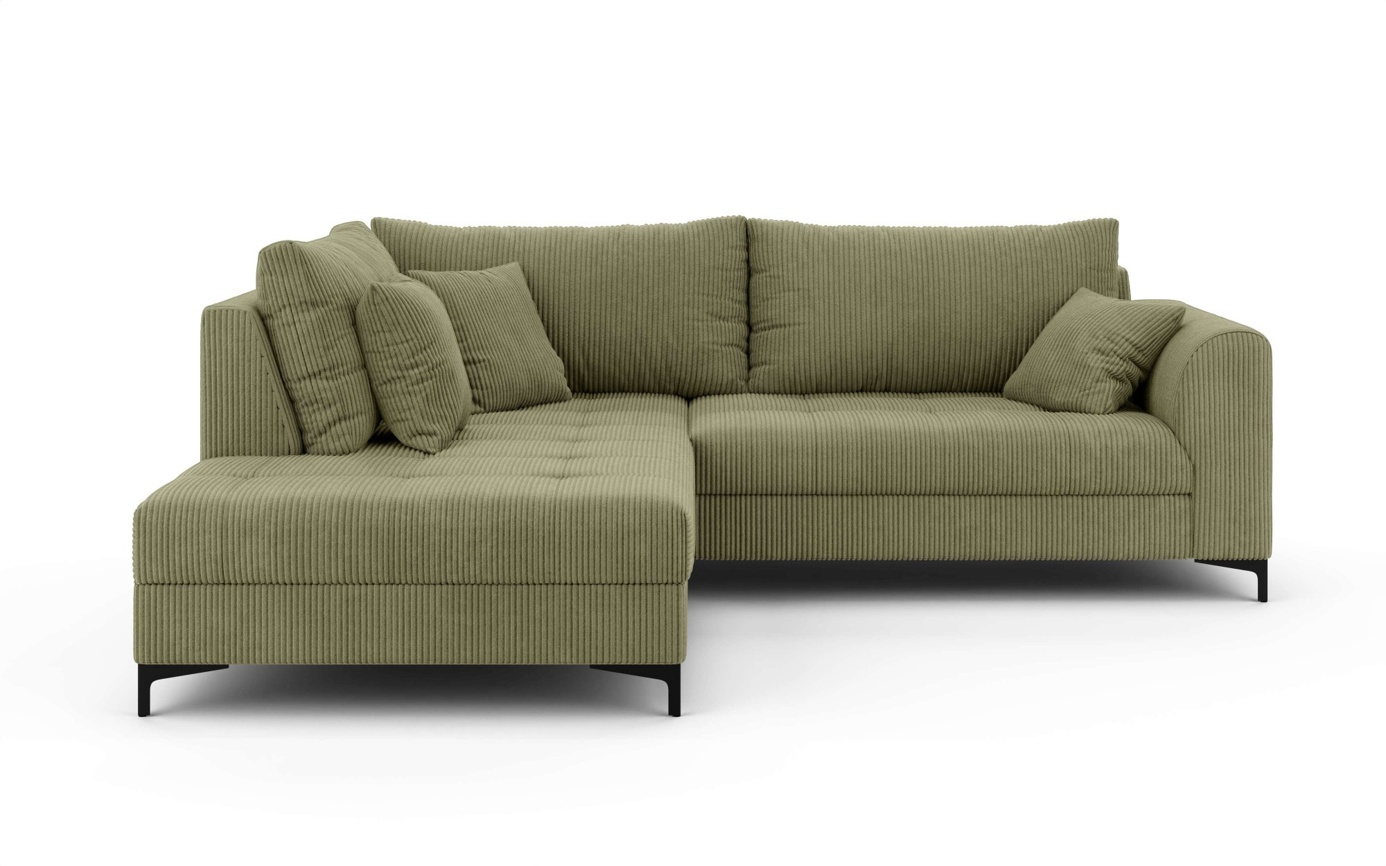 OTTO home Ecksofa »LEEVKE Design-Sofa mit Ottomane rechts/links bestellbar, günstig online kaufen