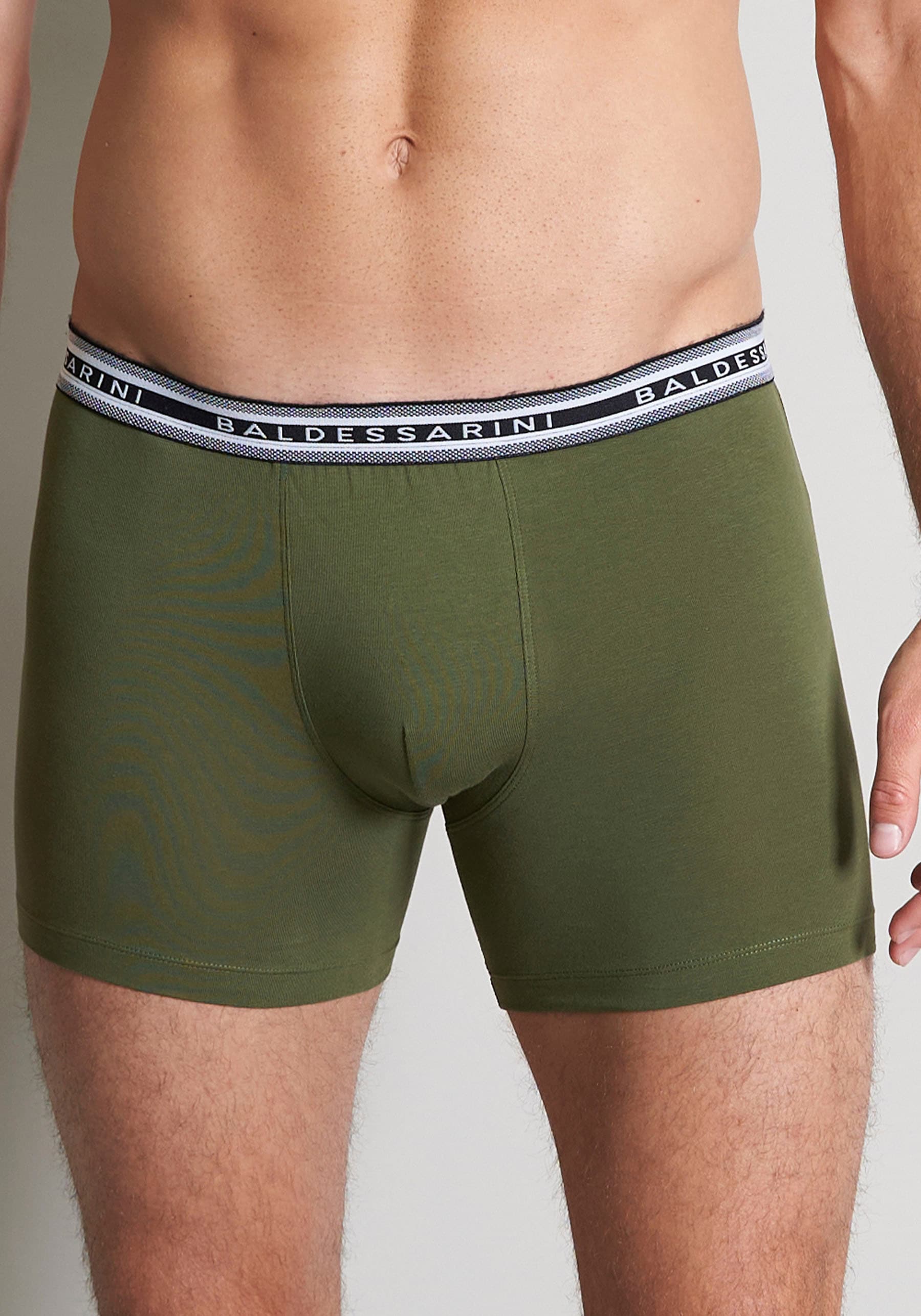 BALDESSARINI Lange Unterhose »Monaco«, (3er Pack), mit Logo-Bund