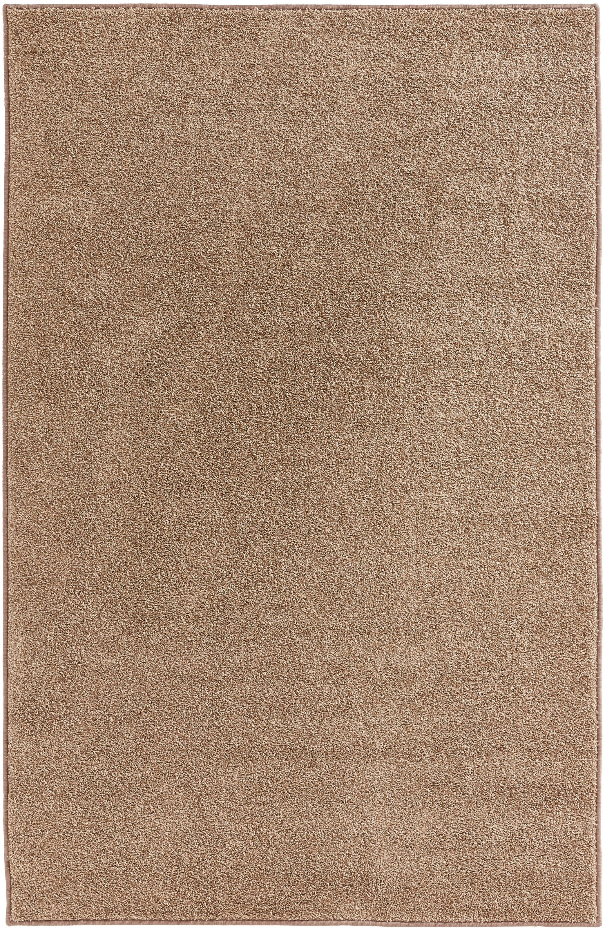 HANSE Home Teppich »Pure 100 Kurzflor«, rechteckig, 13 mm Höhe, Kurzflor, uni, umkettelt, Läufer, Wohnzimmer, Kinderzimmer, Flur