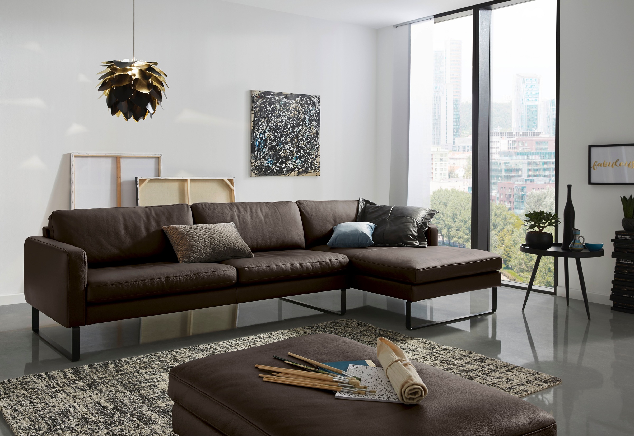 3C Candy Ecksofa »Aidan modernes Sofa in aktueller Formensprache, bequem, L günstig online kaufen