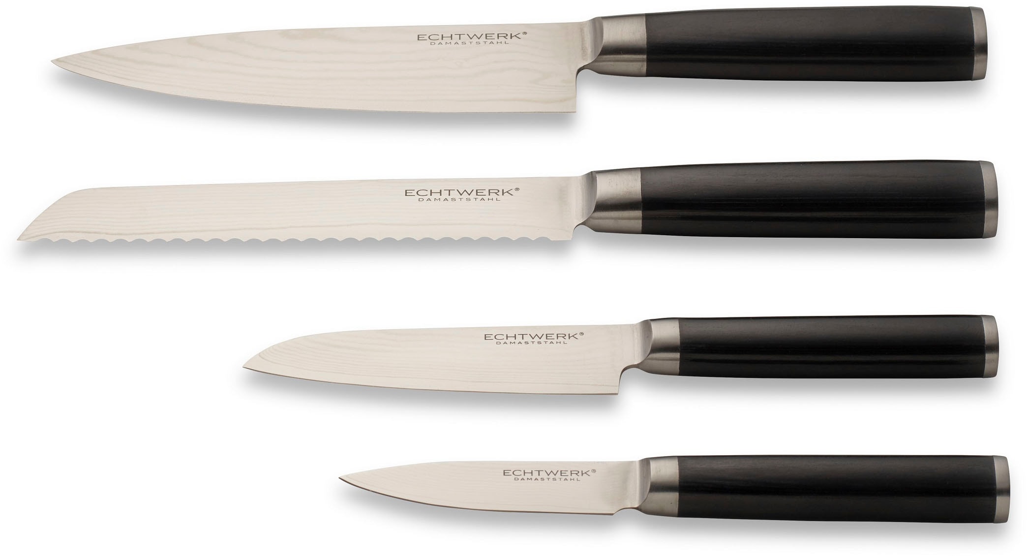 ECHTWERK Messer-Set »Damaszenerstahl, 4tlg.«, (Set, 4 tlg.), mit 67 Lagen g günstig online kaufen