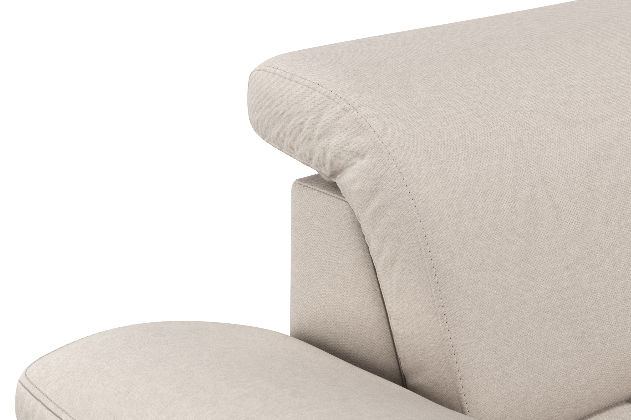 sit&more Ecksofa »Cool L-Form« wahlweise mit Kopfteilverstellung und Vorziehsitz, motorisch