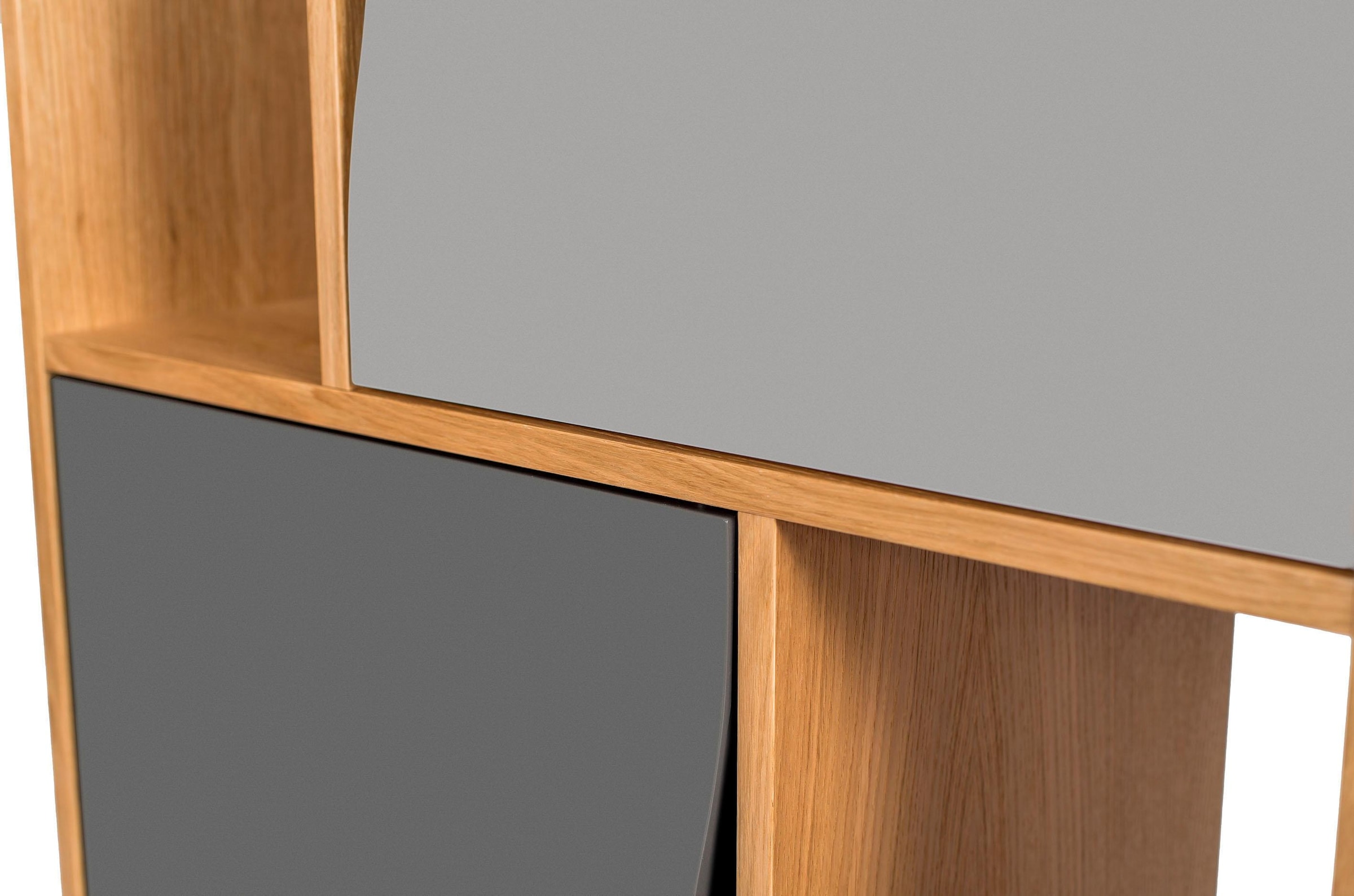aus auf Woodman Bücherregal Eiche, Höhe cm, 191 Holzfurnier Raten skandinavisches »Avon«, schlichtes bestellen Design