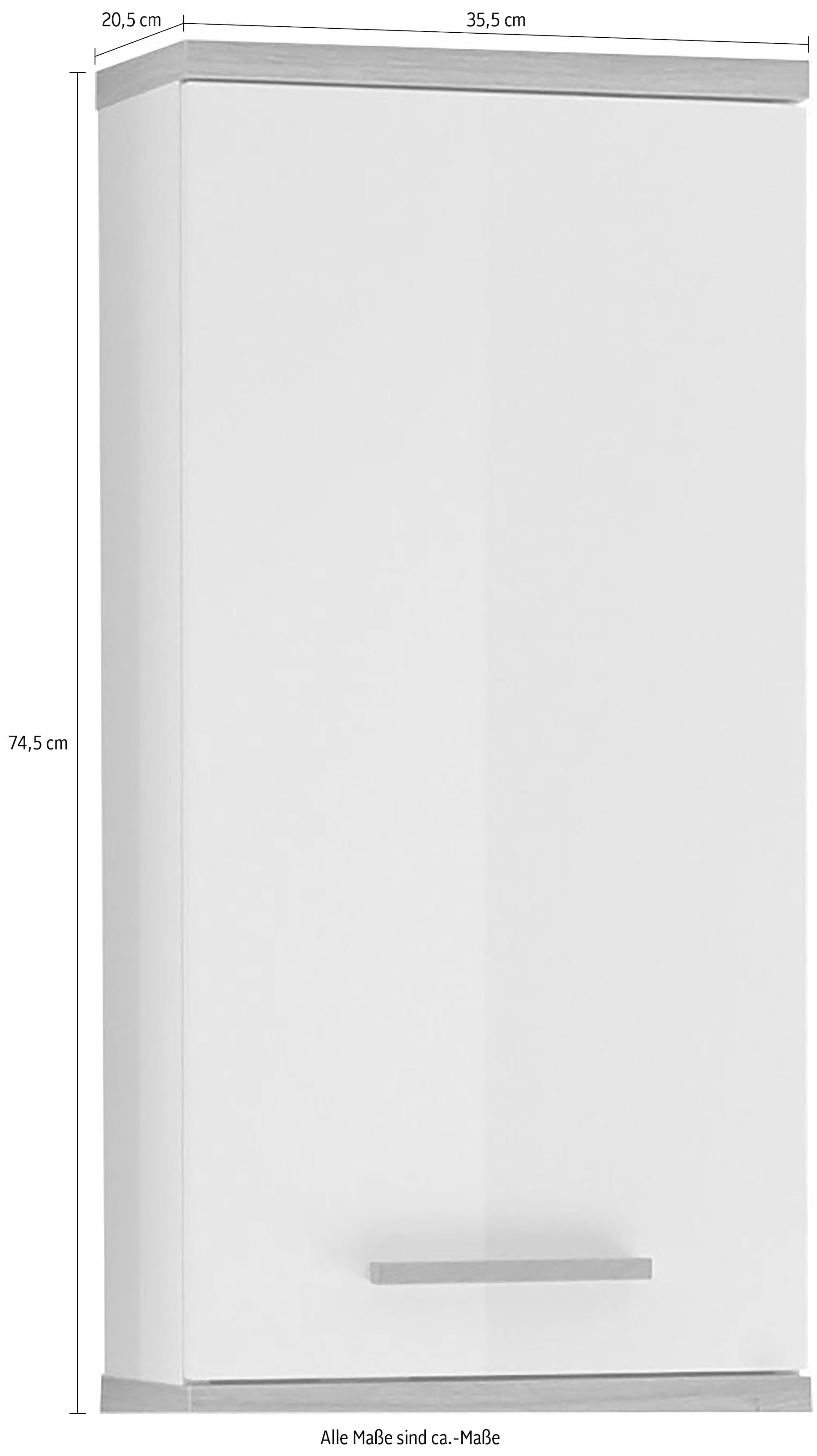 Holzgriff, »Quickset PELIPAL Hängeschrank Breite Türdämpfer, online cm, 923«, kaufen Glaseinlegeböden 35,5